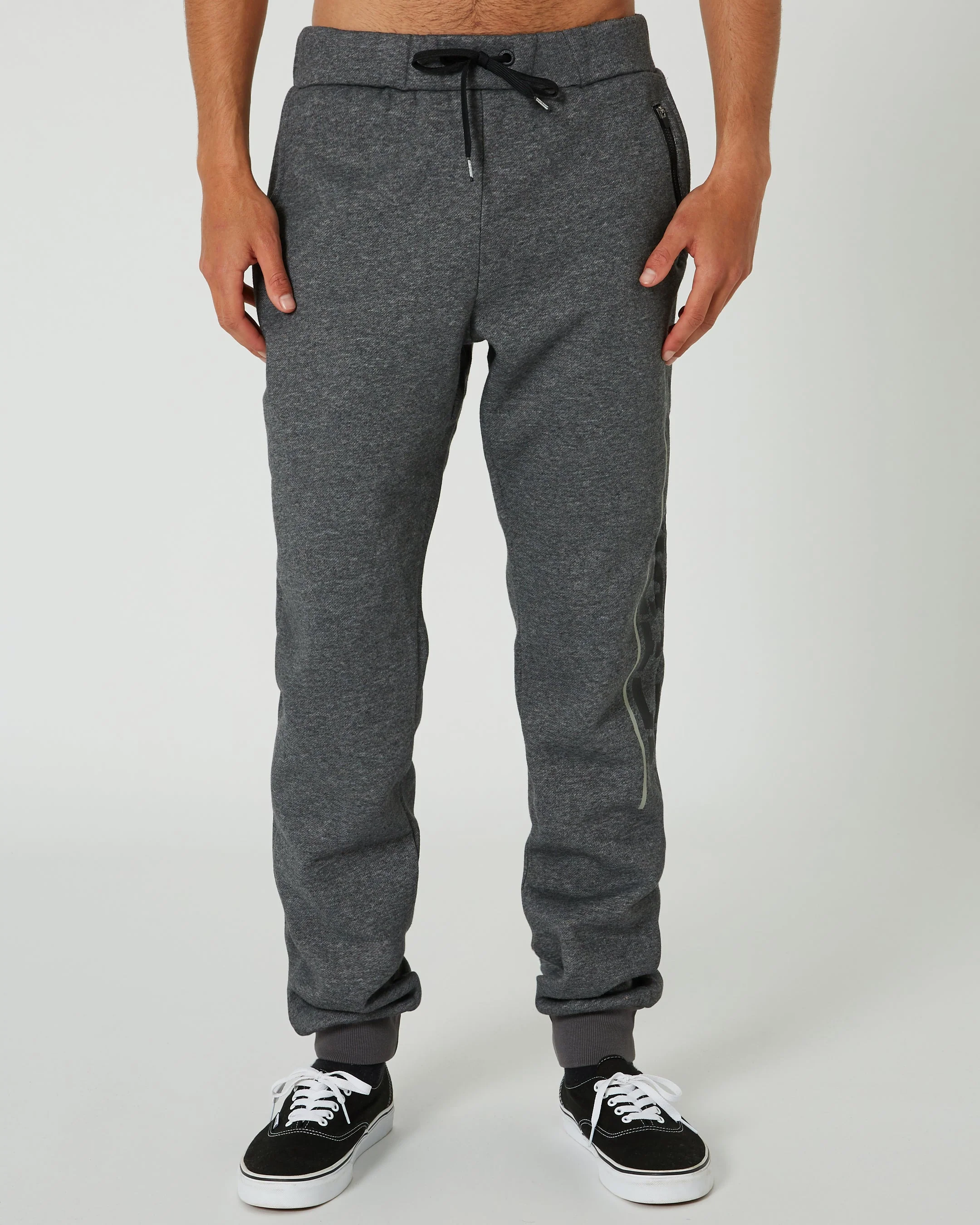 United Mens Trackpant - Charcoal - Image 3