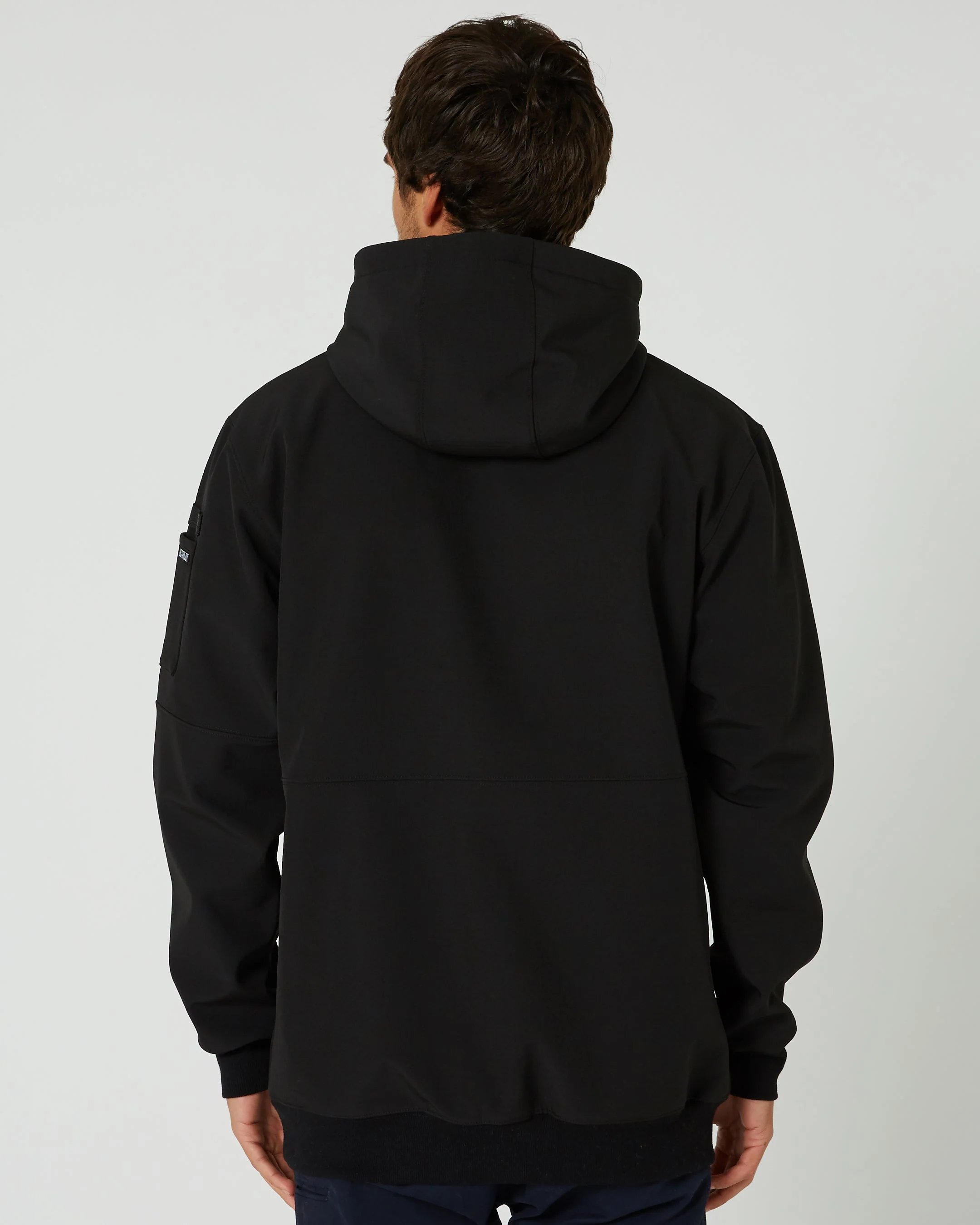 Utility 2 Mens Pullover Hoodie - Black - Image 4