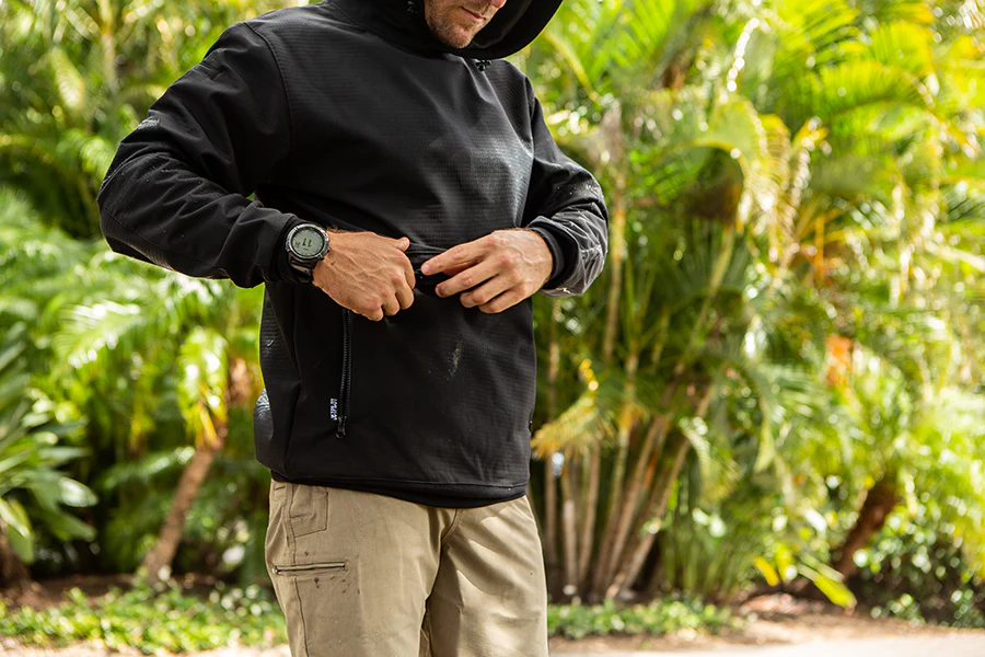 Utility Hoodie - Black - Image 10