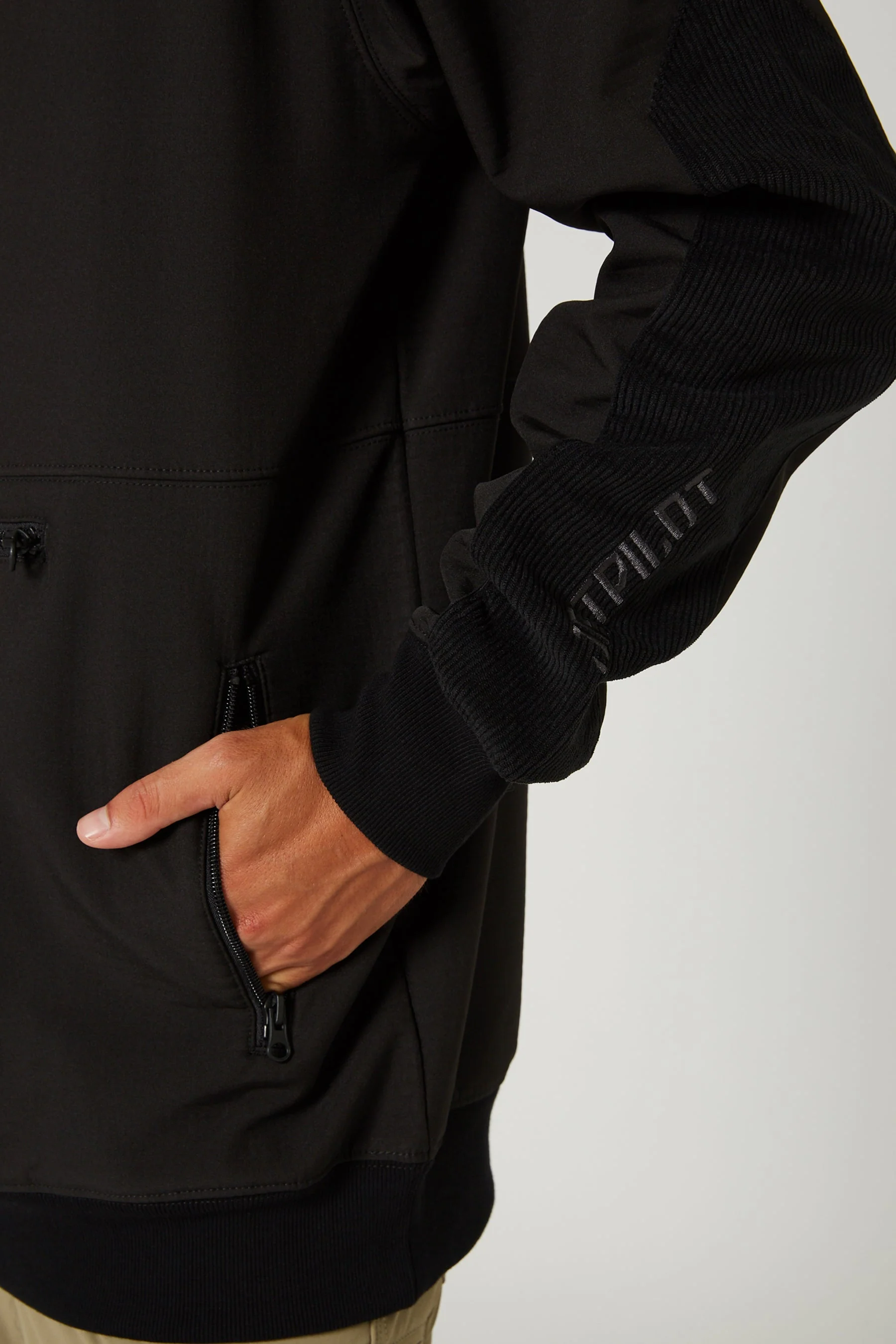 Utility Hoodie - Black - Image 5