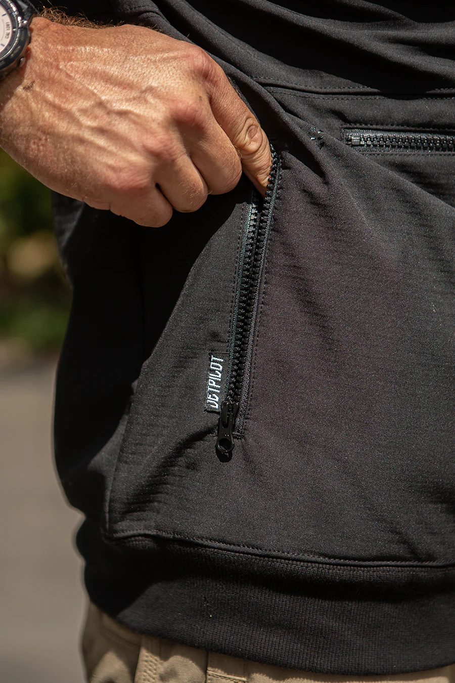 Utility Hoodie - Black - Image 8