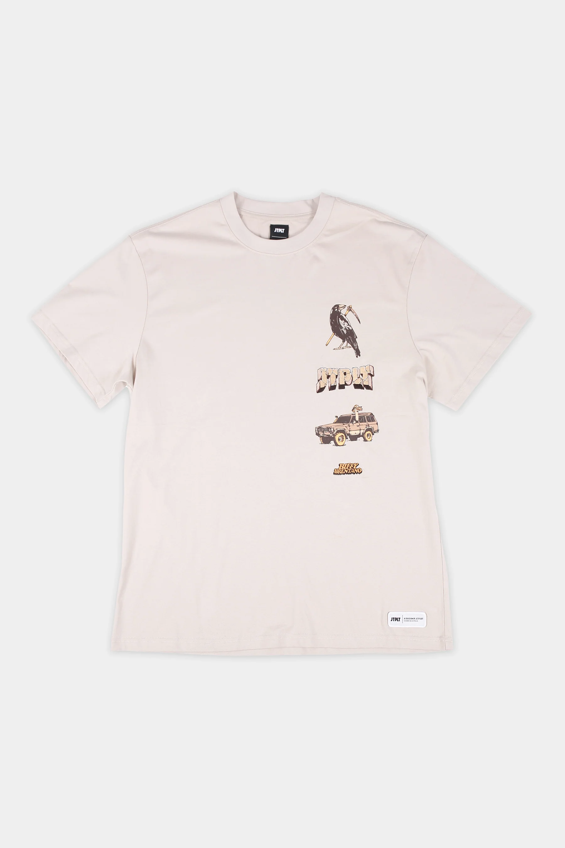 JTPLT x BIFFY Icon Tee - Cement - Image 3