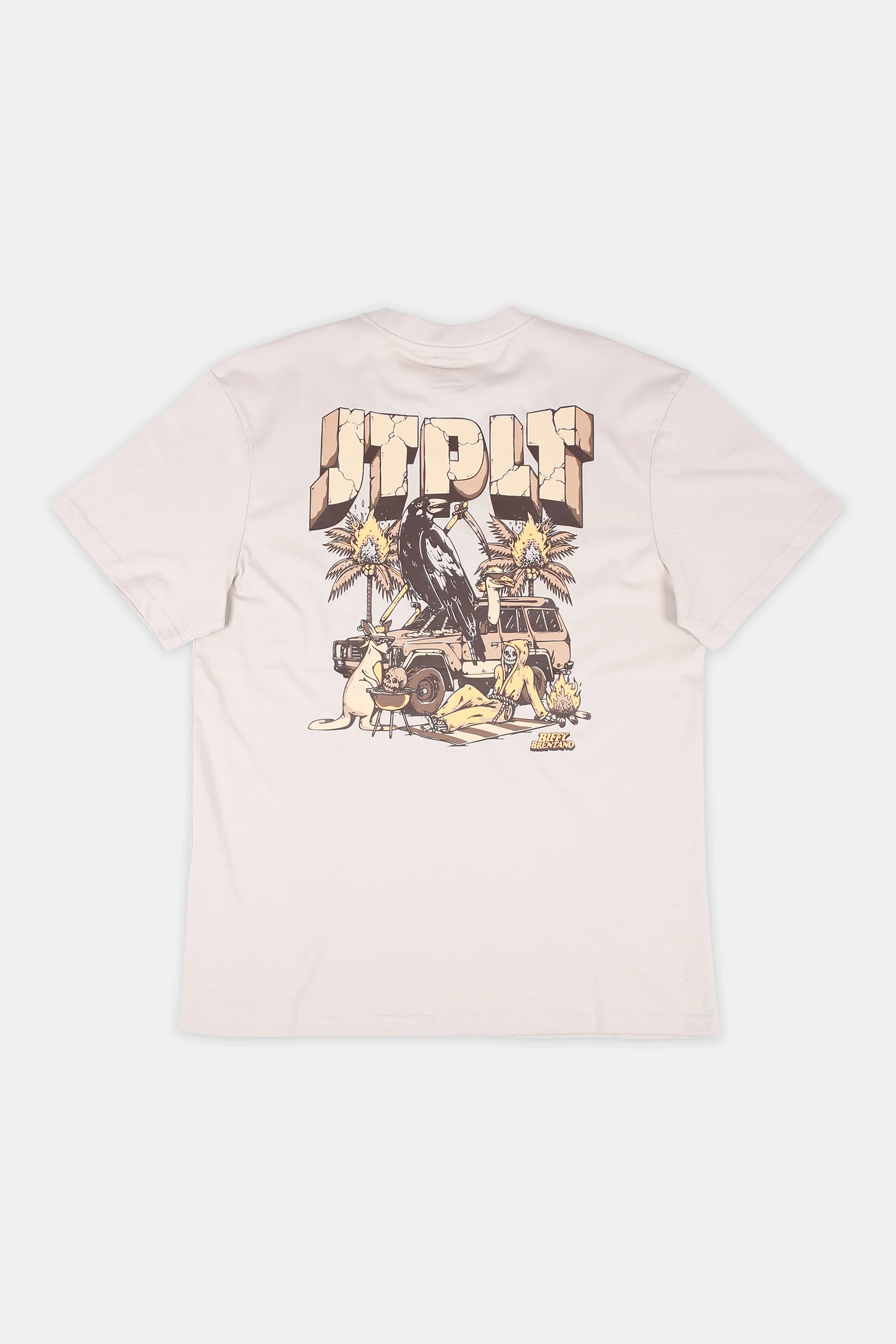 JTPLT x BIFFY Tee - Cement - Image 4