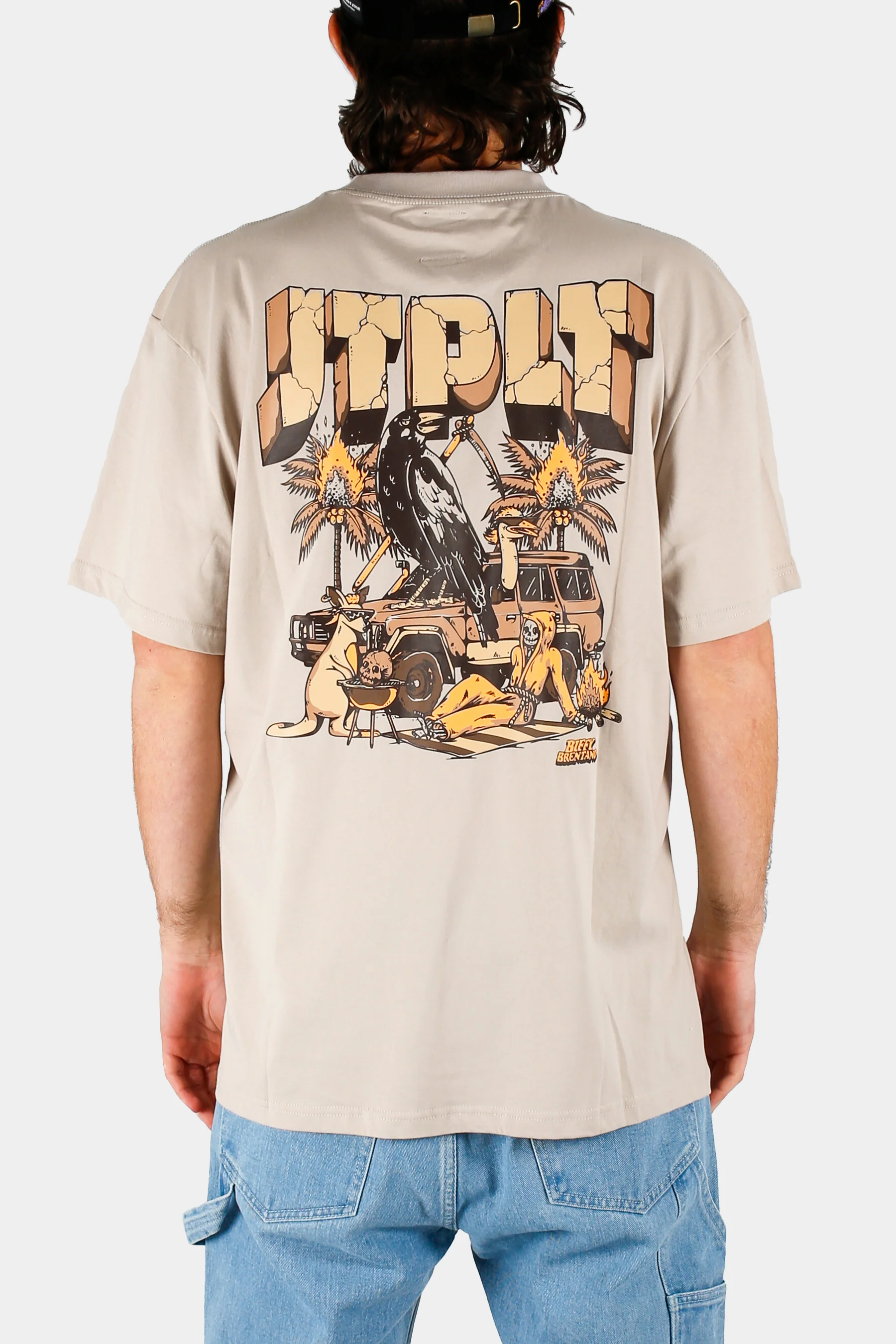 JTPLT x BIFFY Tee - Cement - Image 5