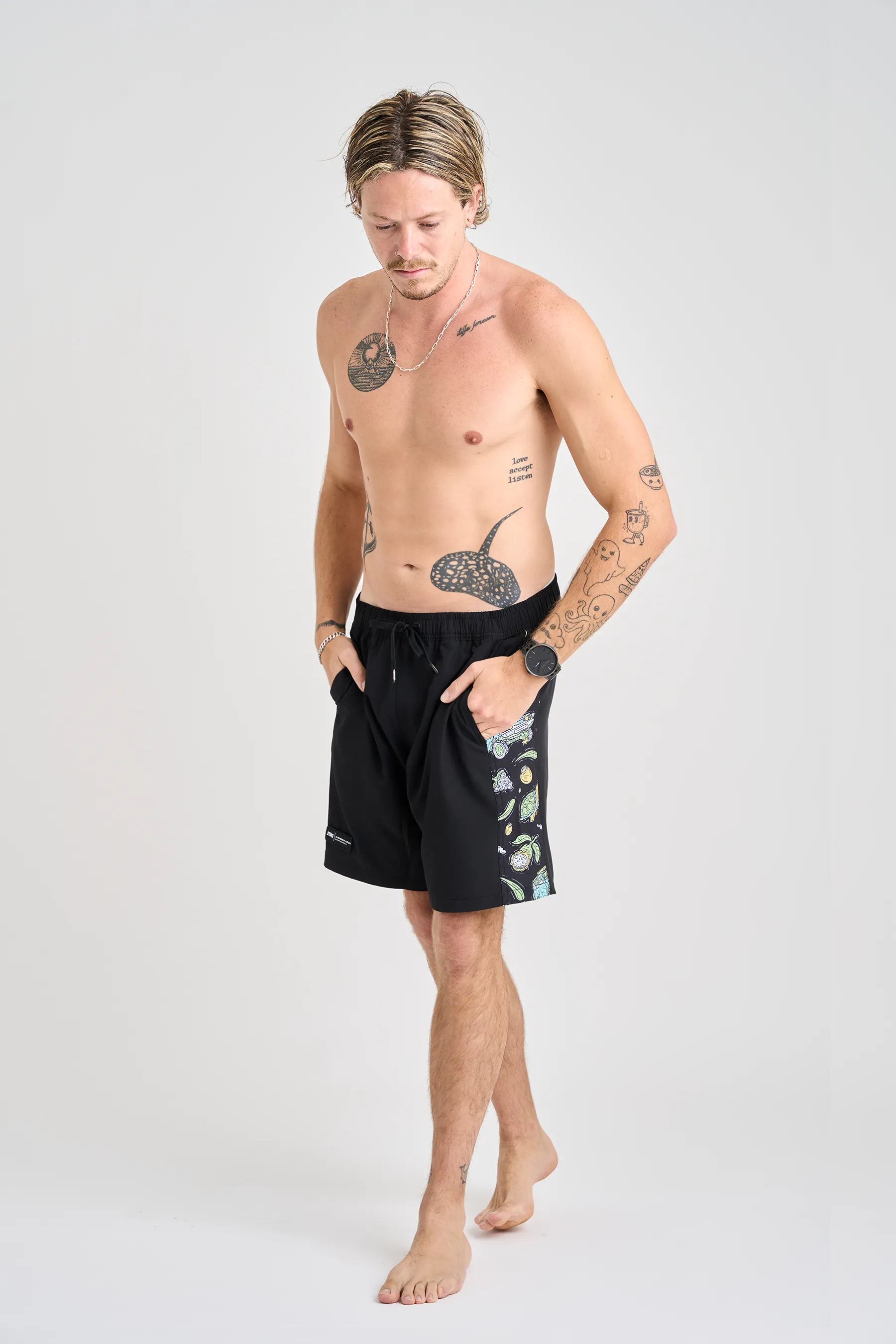 JTPLT x Tom Hadley - Boardshorts - Black - Image 14