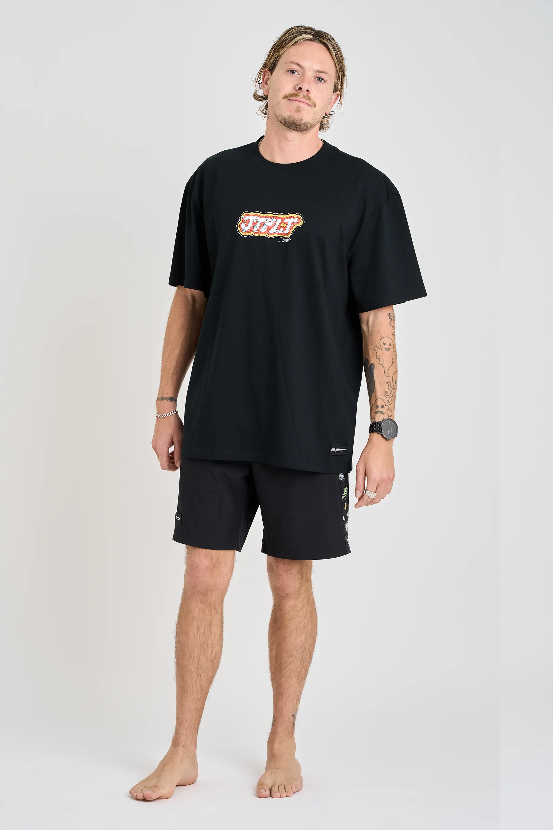 JTPLT x Tom Hadley - Logo Tee - Black - Image 8