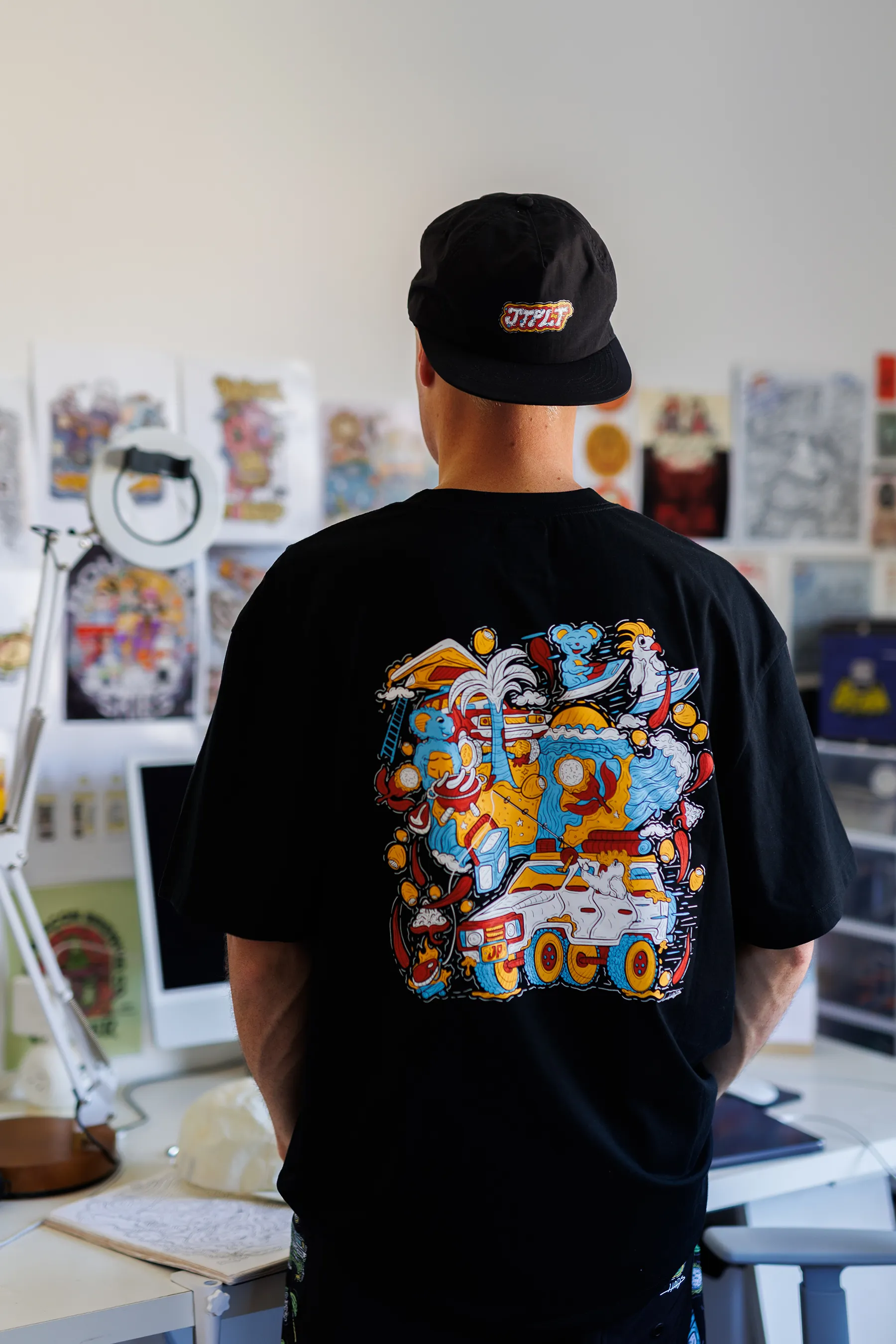 JTPLT x Tom Hadley - SS Tee - Black - Image 4