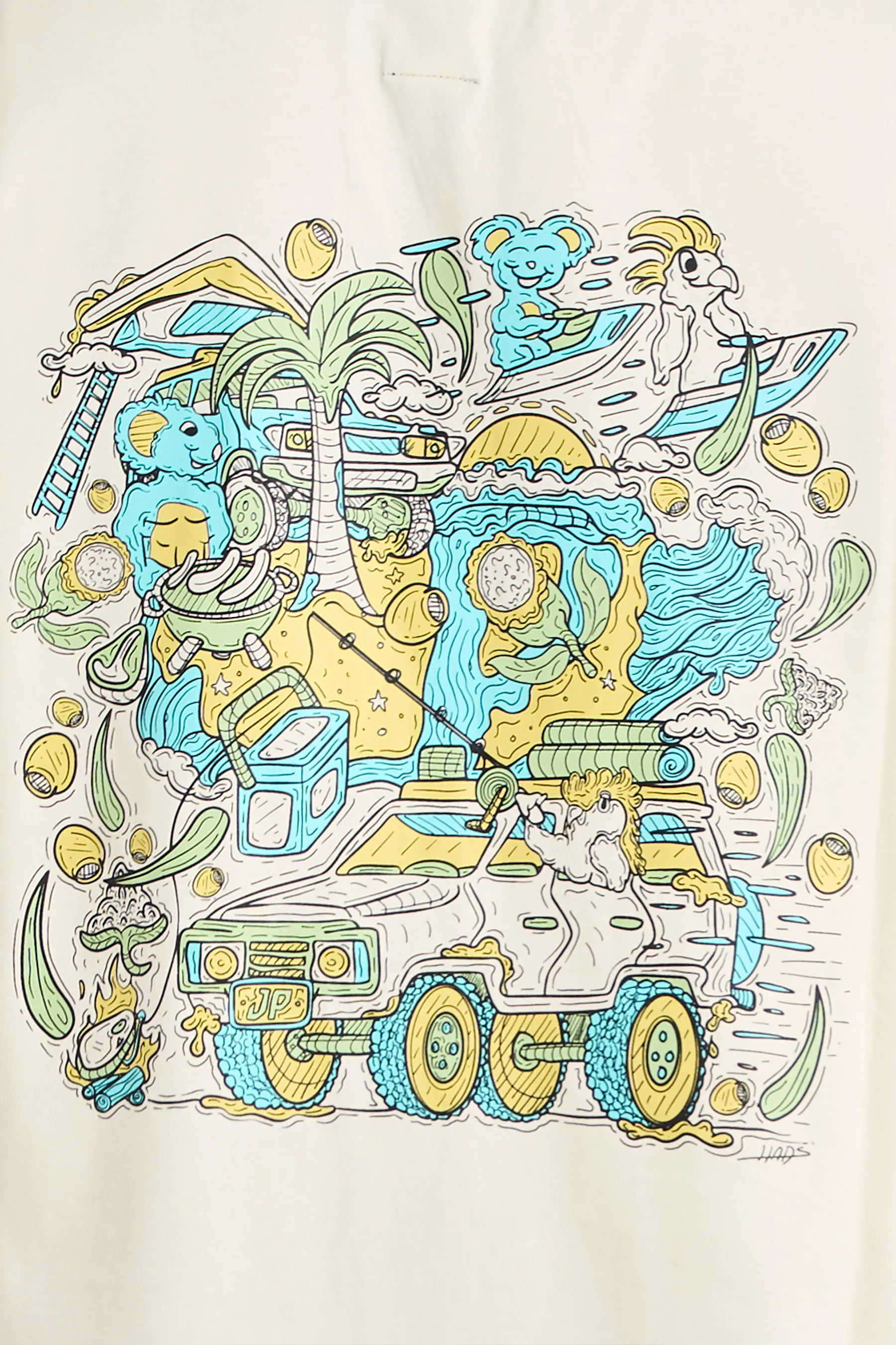 JTPLT x Tom Hadley - SS Tee - Ecru - Image 4