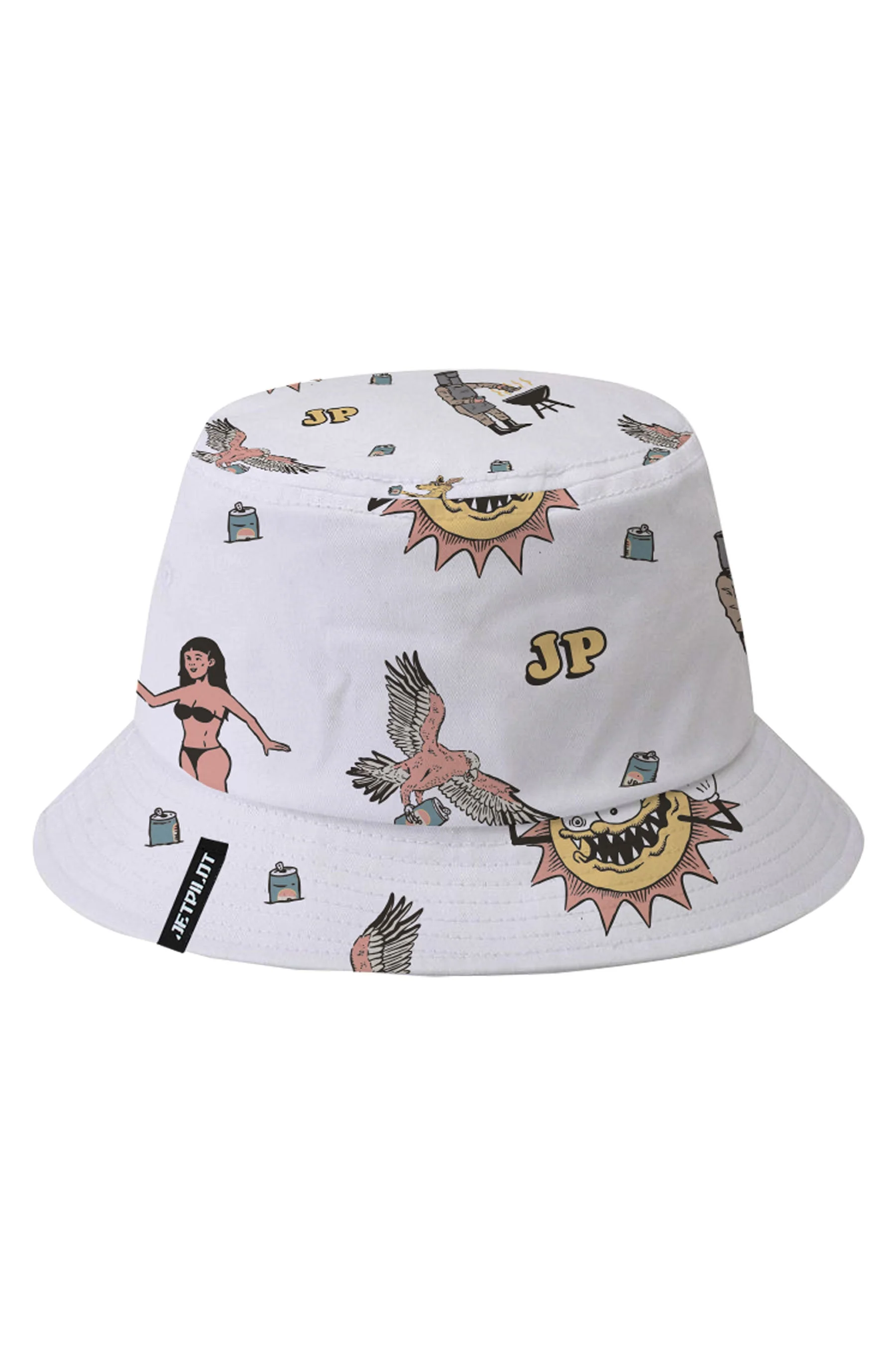 Jetpilot Keepin Local Mens Rev Bucket - White - Image 5