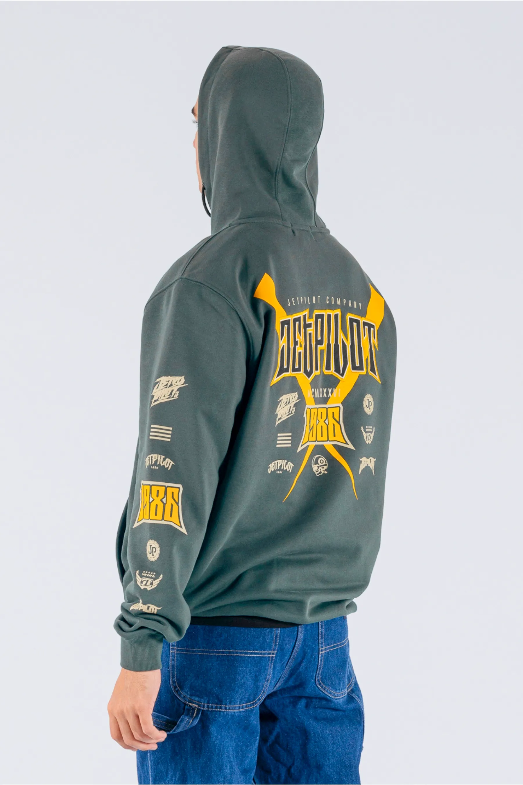Jetpilot Legacy Pullover - Amazon Green - Image 4