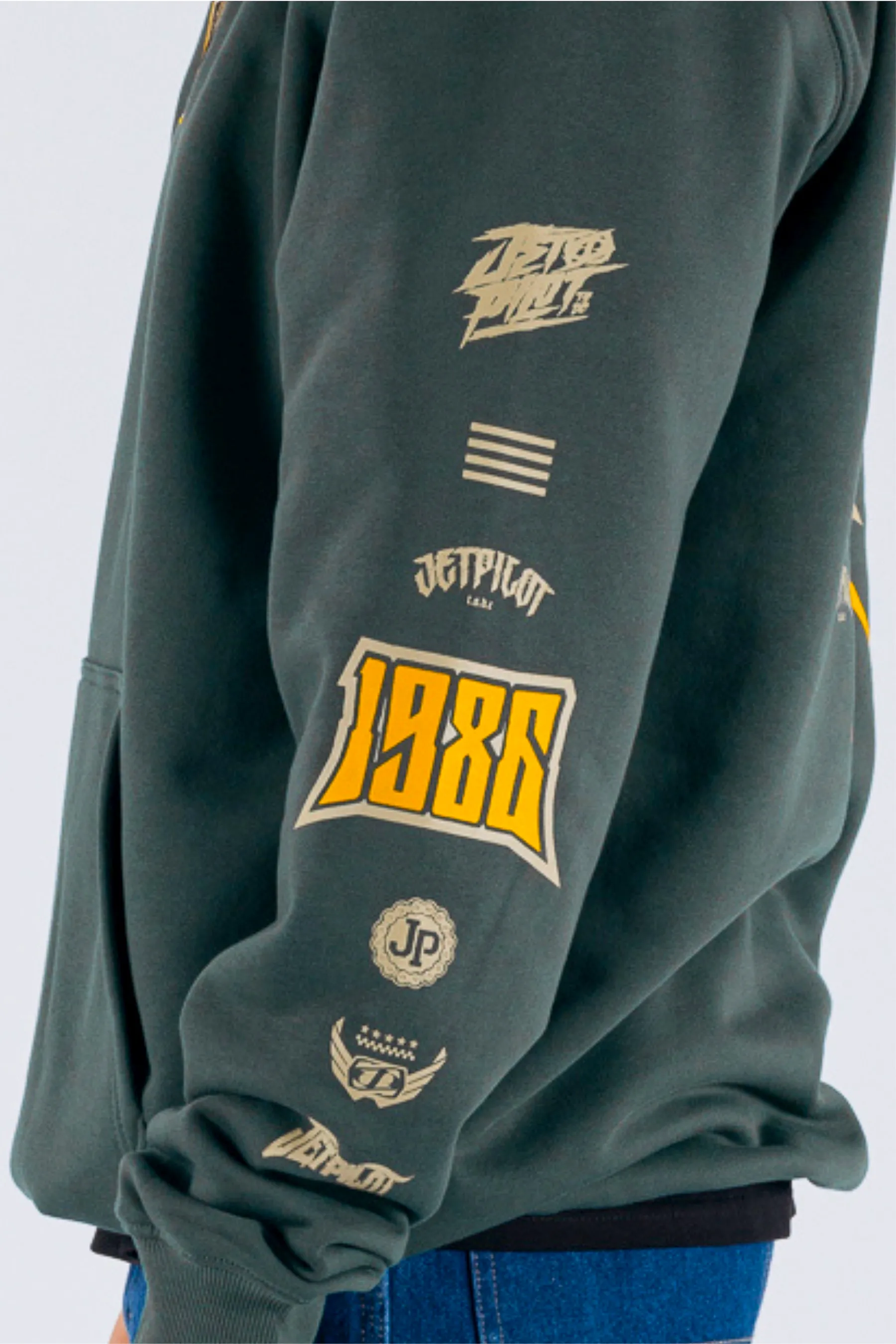 Jetpilot Legacy Pullover - Amazon Green - Image 5