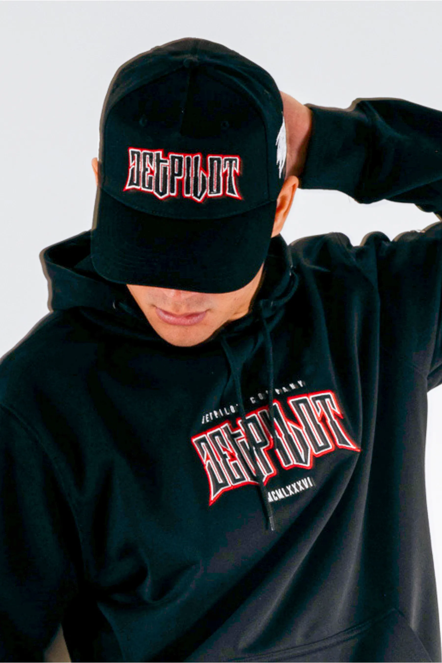 Jetpilot Legacy Snapback Cap - Black - Image 2