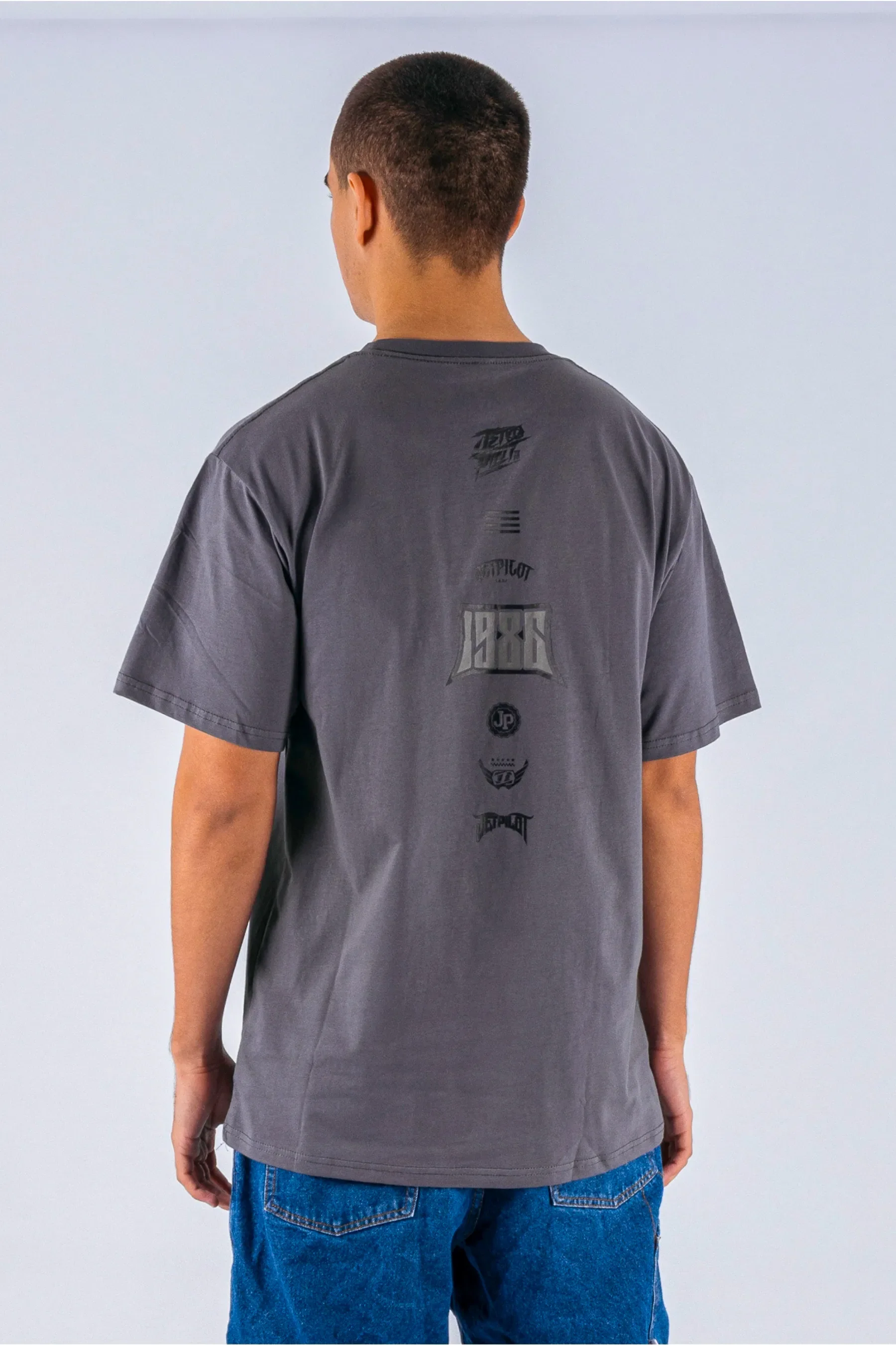 Jetpilot Legacy Tee - Charcoal - Image 4