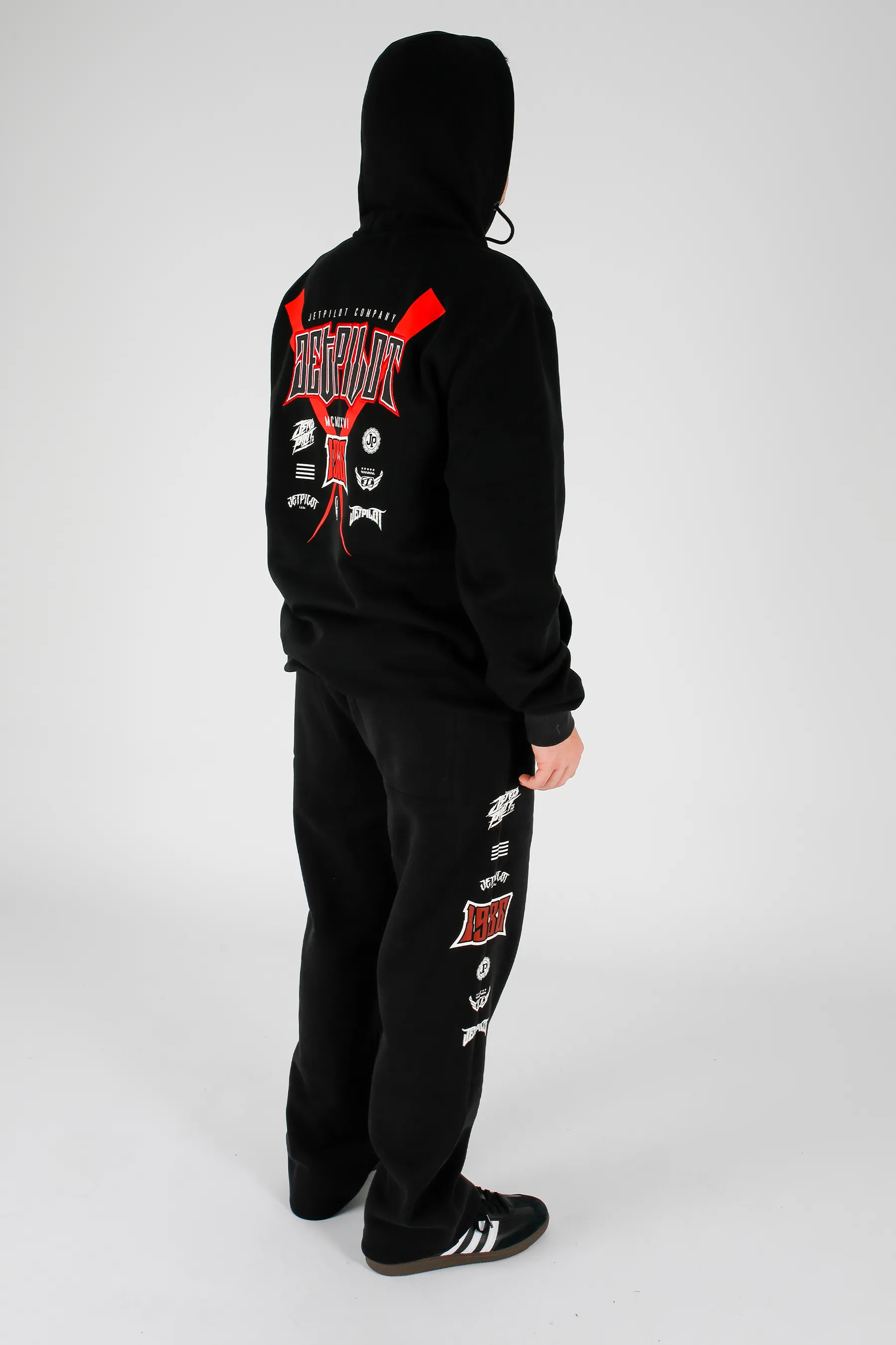 Jetpilot Legacy Trackpant - Black - Image 4