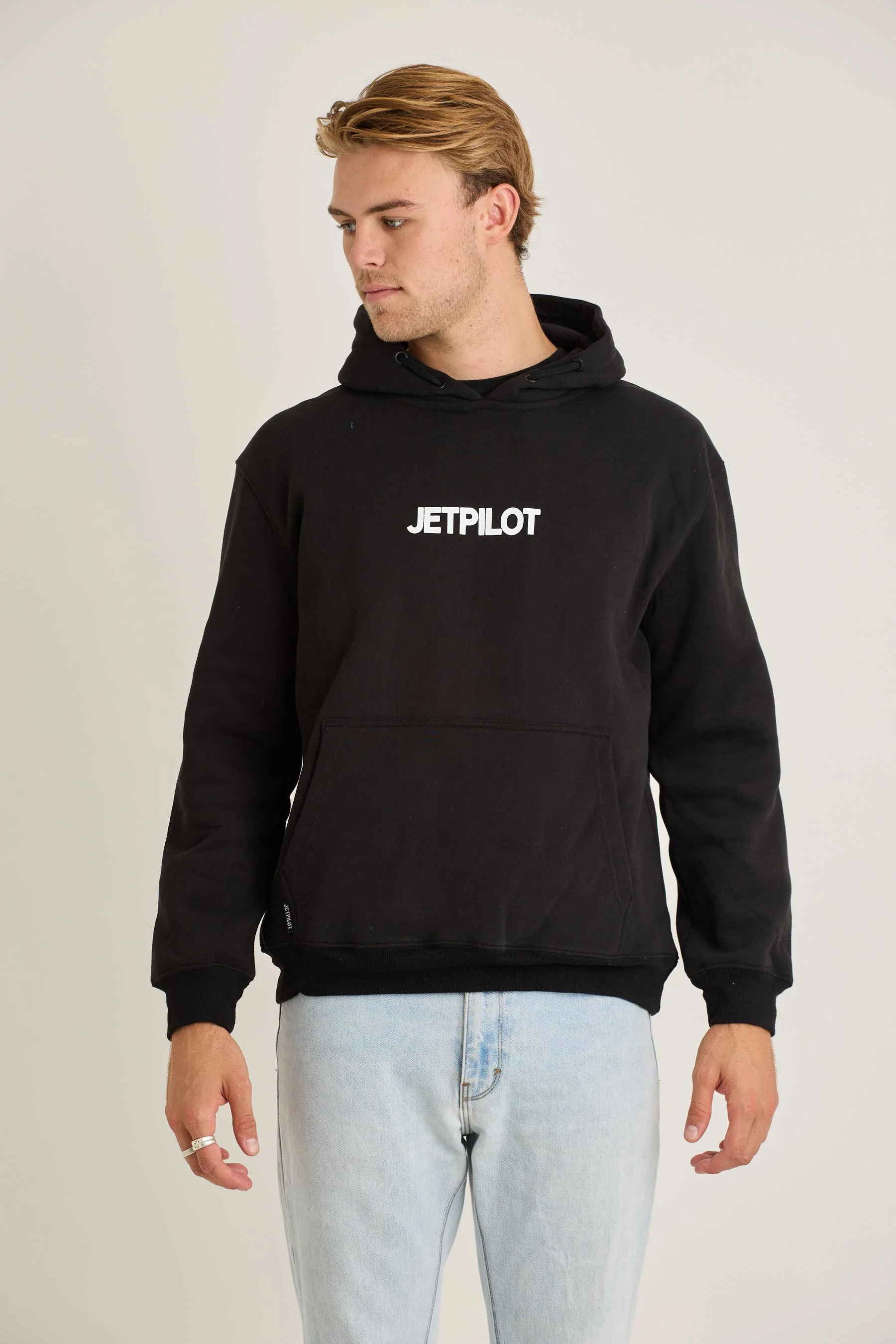 Jetpilot Limits Mens Pullover - Black - Image 3