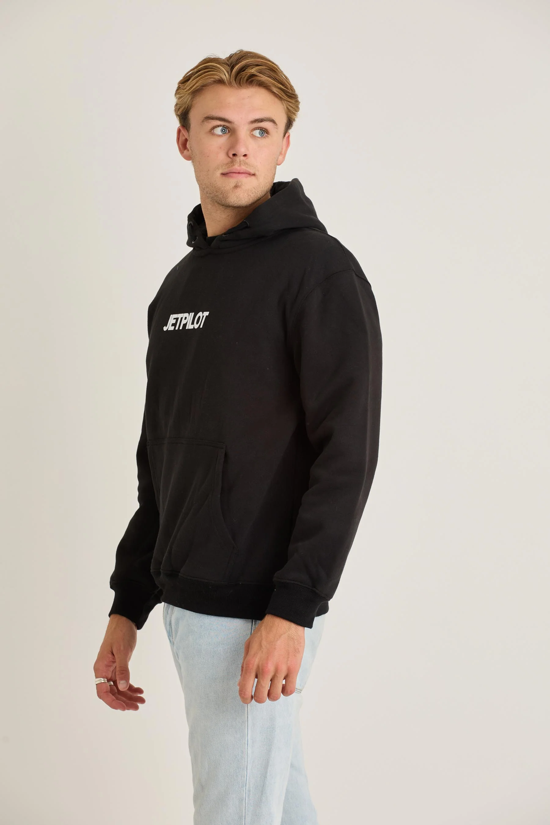 Jetpilot Limits Mens Pullover - Black - Image 4