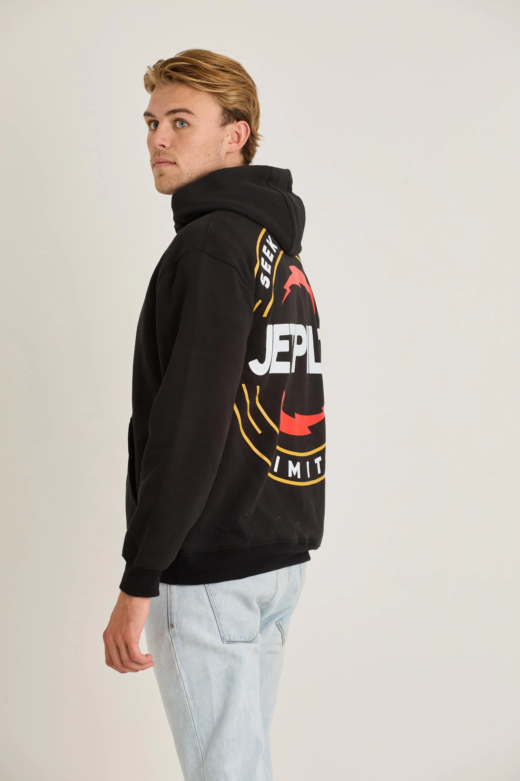 Jetpilot Limits Mens Pullover - Black - Image 5