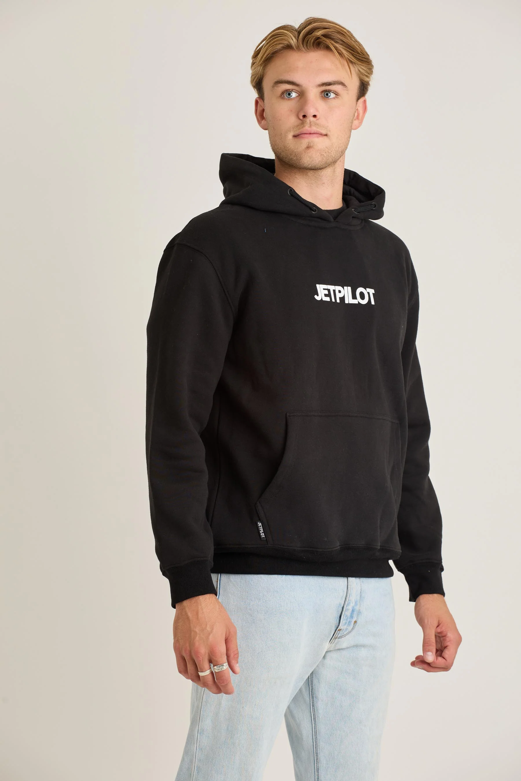 Jetpilot Limits Mens Pullover - Black - Image 6