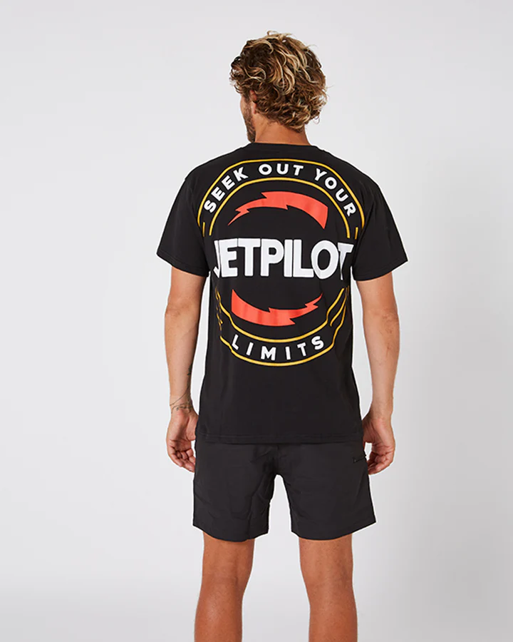 Jetpilot Limits Mens Tee - Black - Image 5