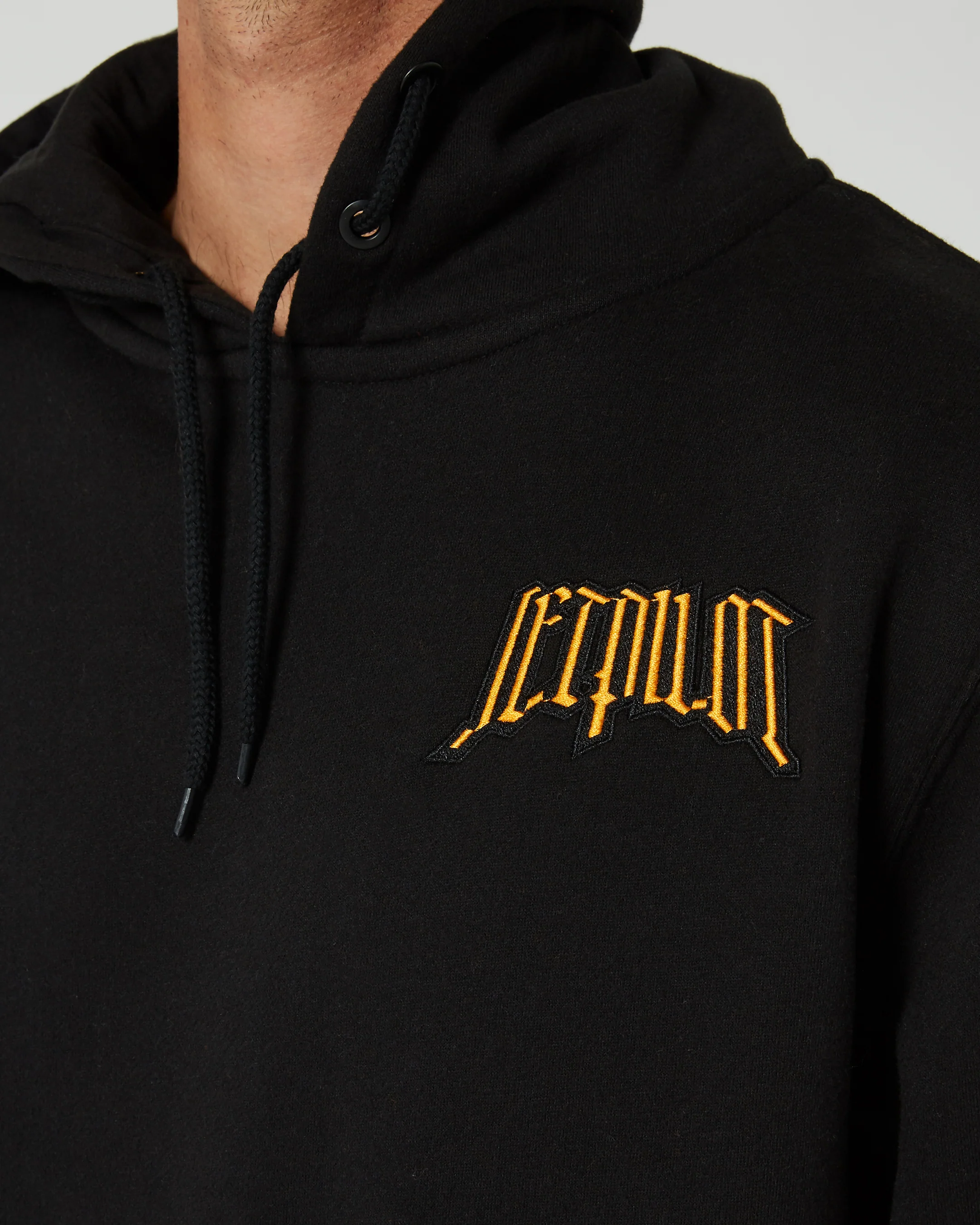 Jetpilot Motley Mens Pullover Hoodie - Black - Image 6