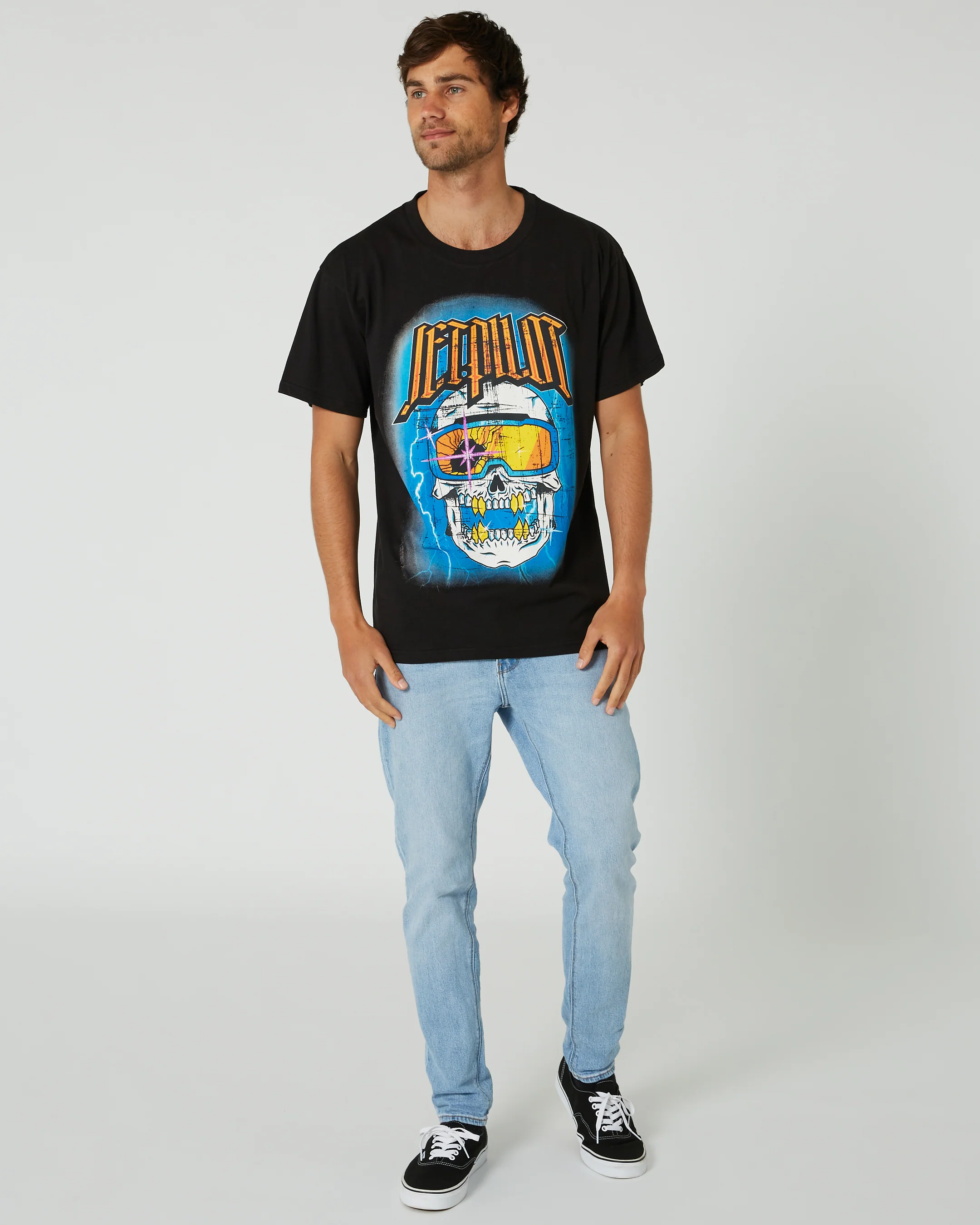Jetpilot Motley Mens Short Sleeve Tee - Black - Image 5