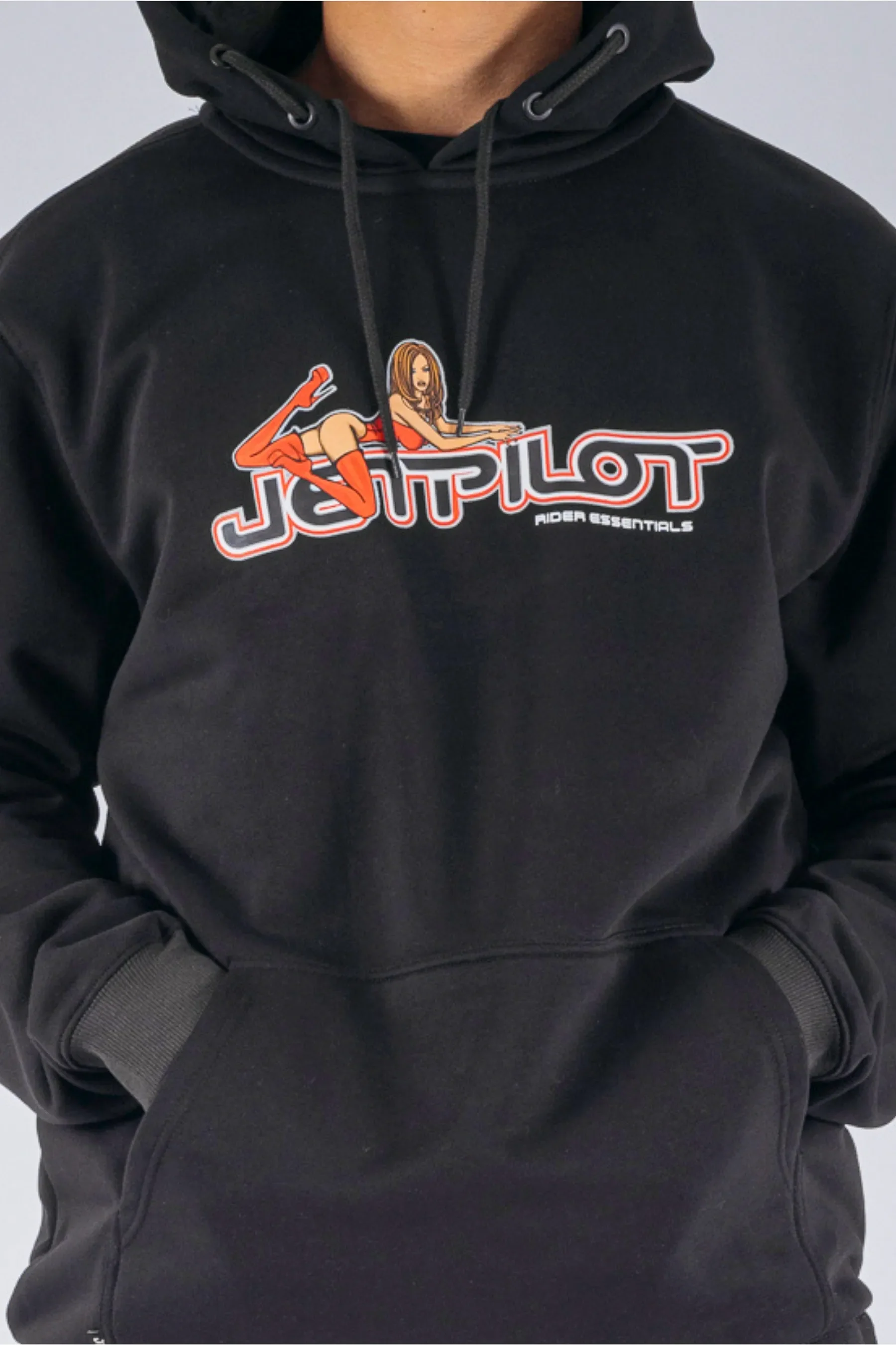 Jetpilot Moto Pullover - Black - Image 5