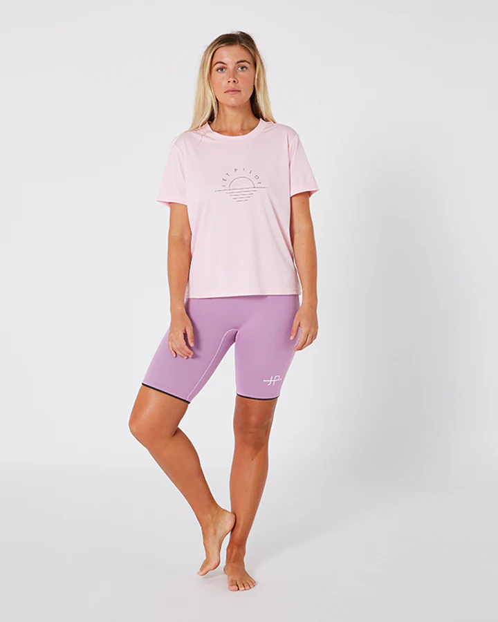 Jetpilot Pacer Dri Fit Ladies Tee - Pink - Image 5