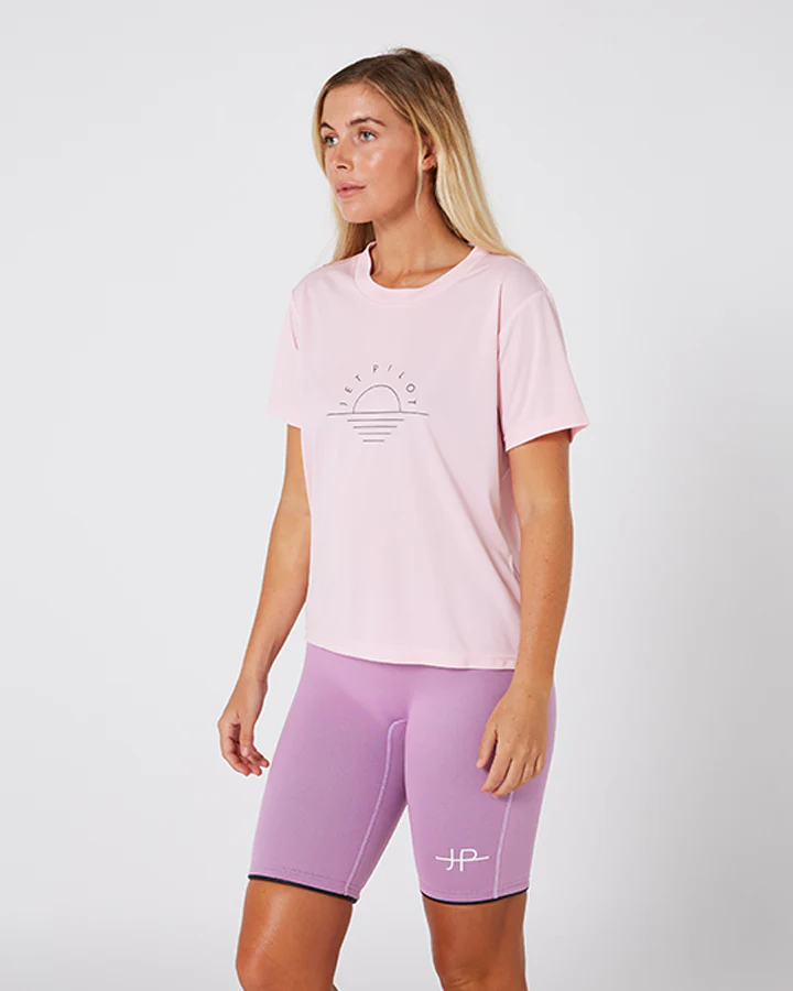 Jetpilot Pacer Dri Fit Ladies Tee - Pink - Image 7