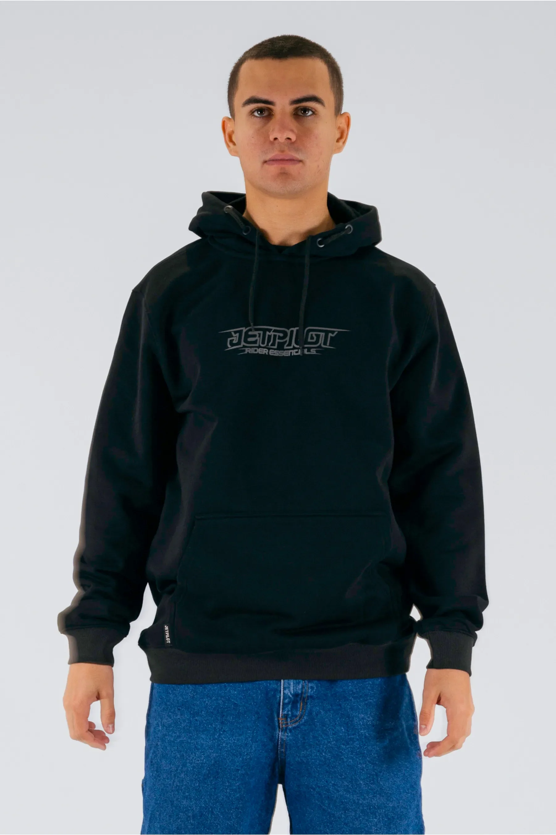 Jetpilot Progress Pullover - Black
