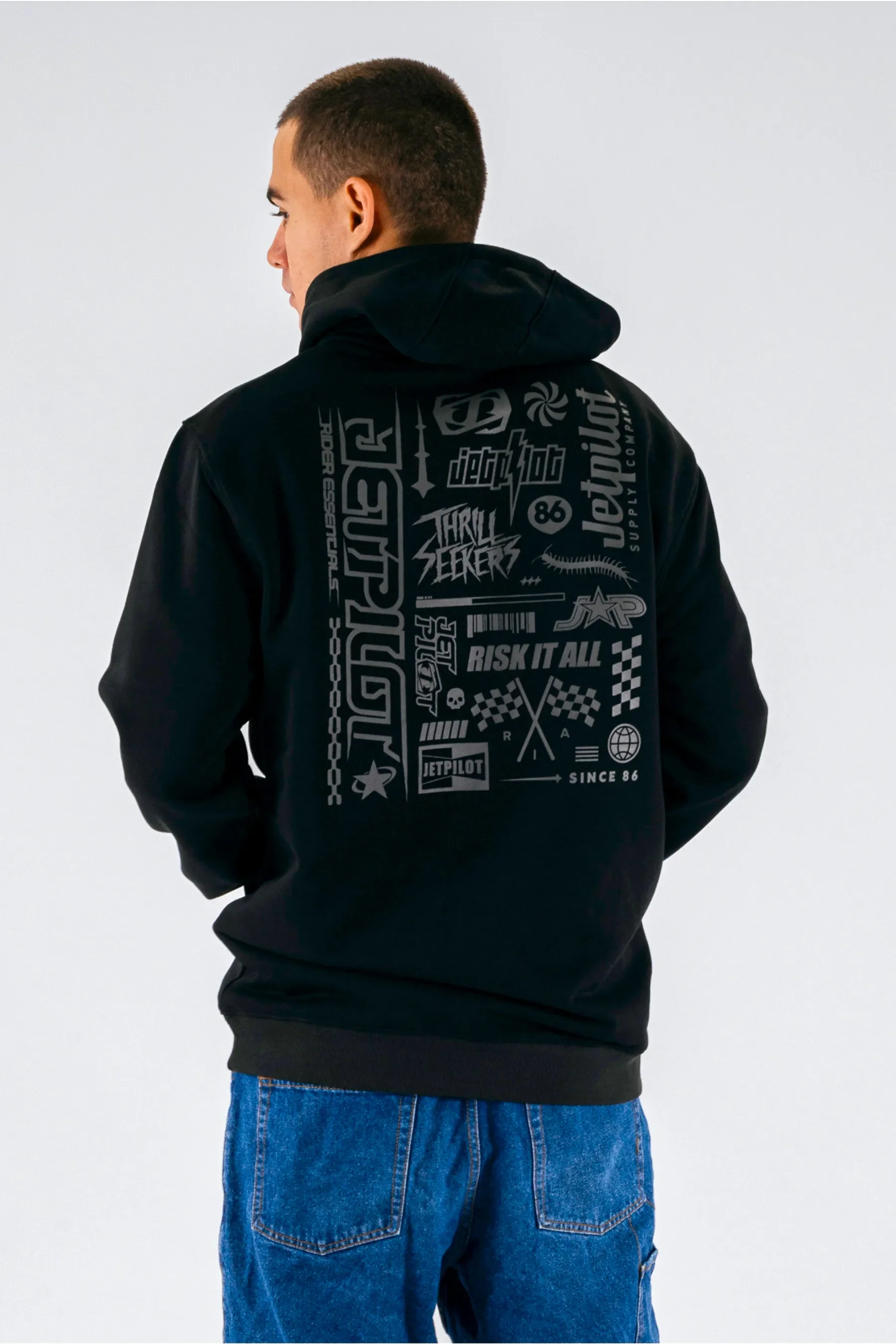 Jetpilot Progress Pullover - Black - Image 4