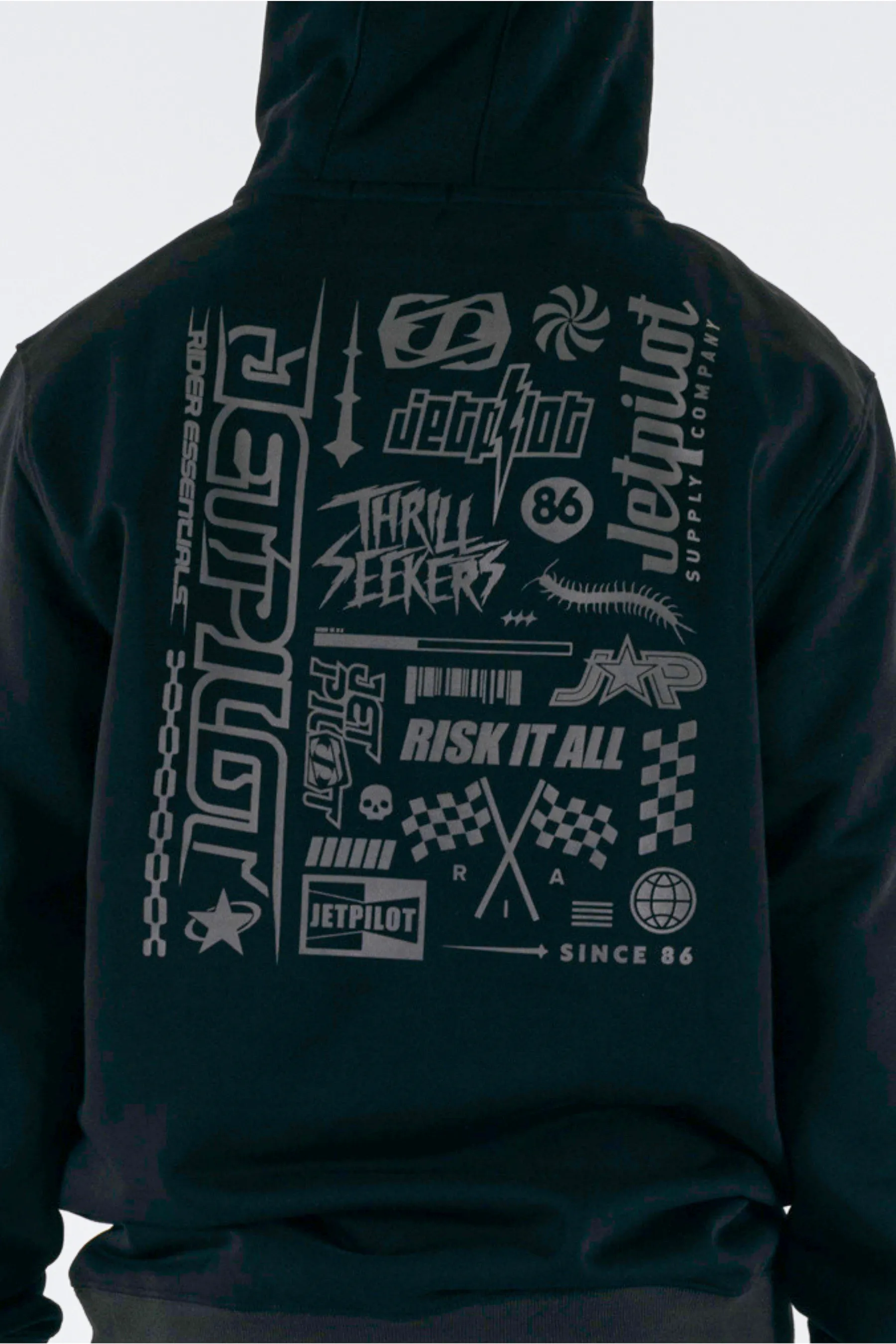 Jetpilot Progress Pullover - Black - Image 5