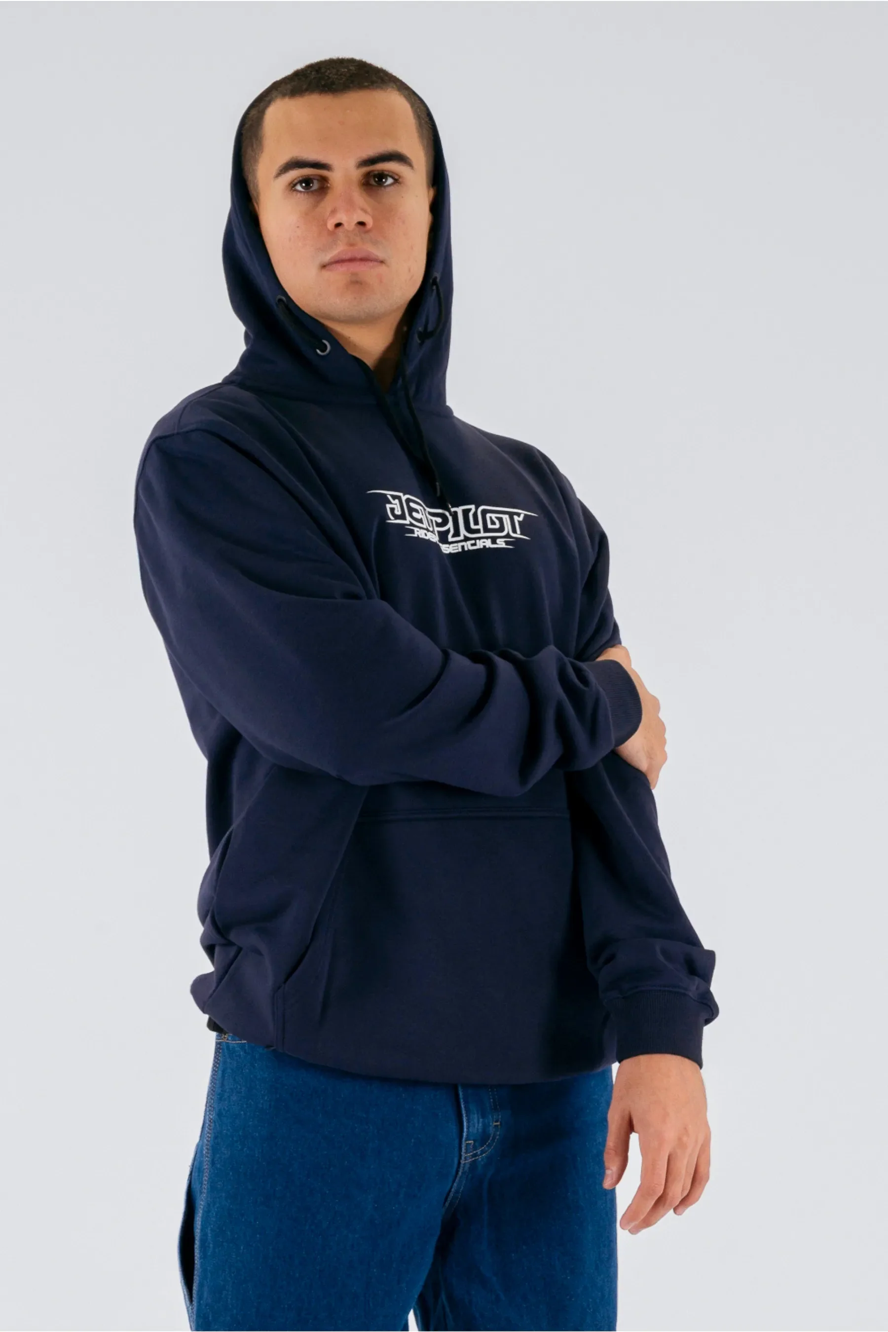 Jetpilot Progress Pullover - Dark Blue - Image 4