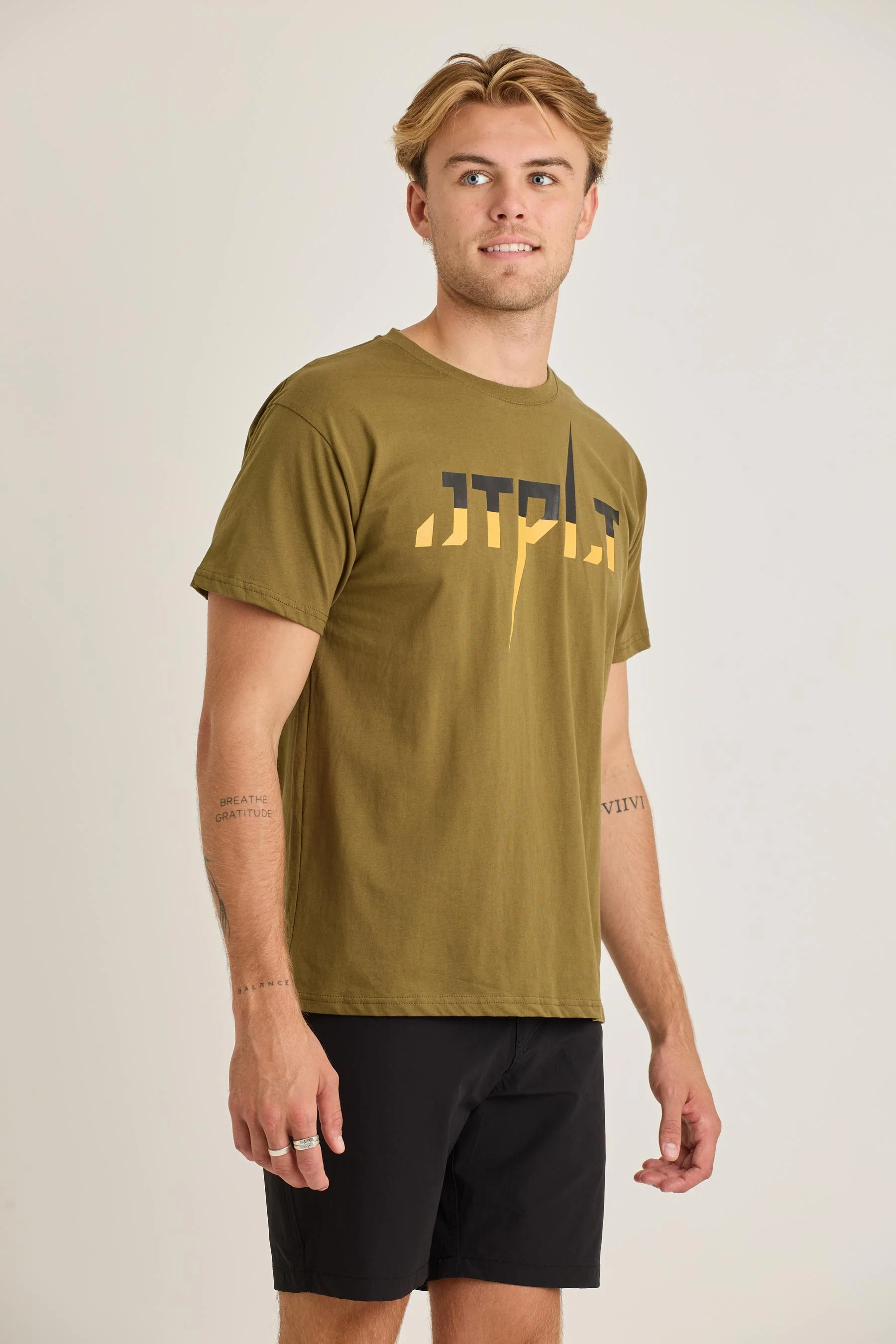 Jetpilot Pulse Mens Tee - Army - Image 6