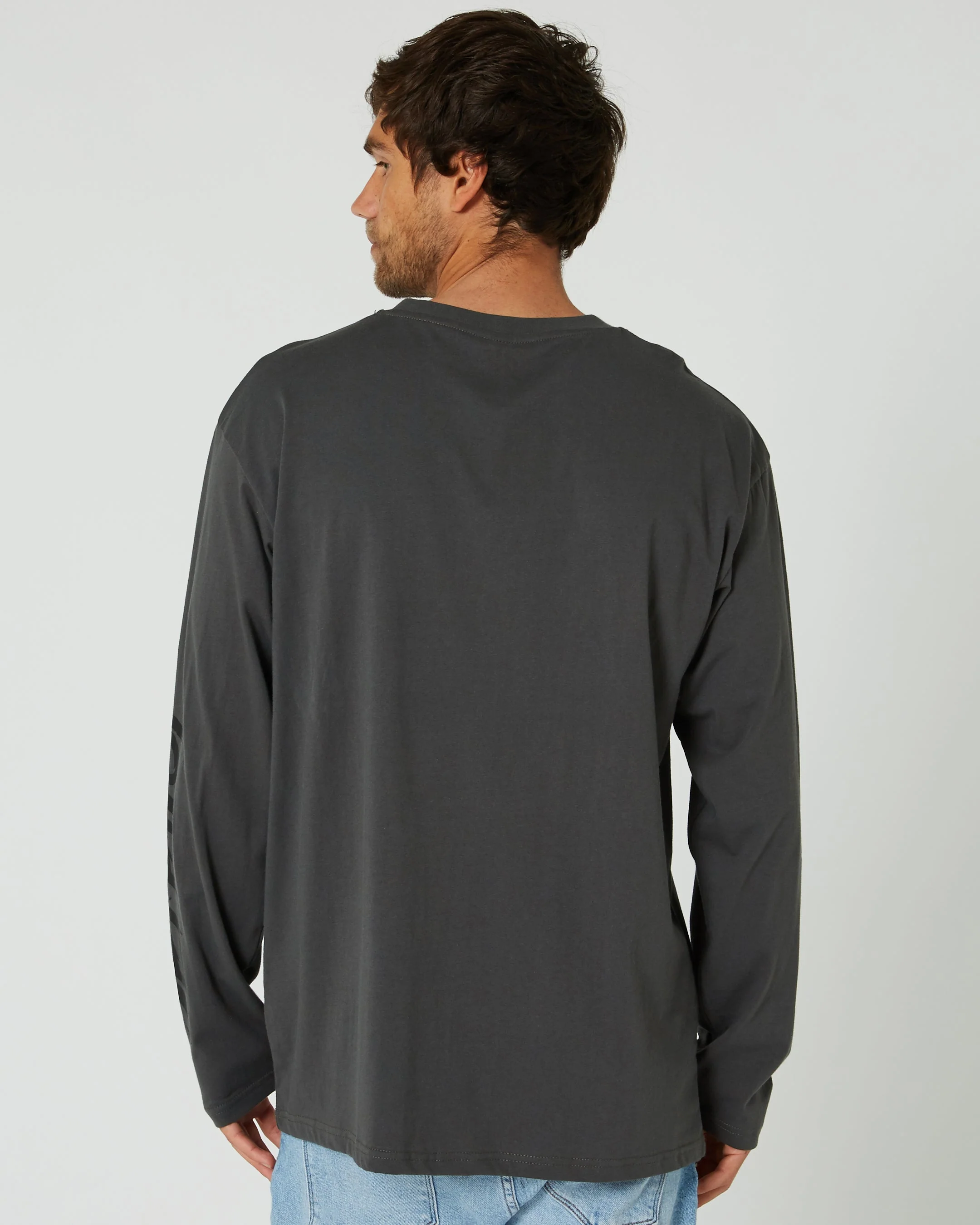 Jetpilot Race Tech Mens Long Sleeve Tee - Charcoal - Image 6
