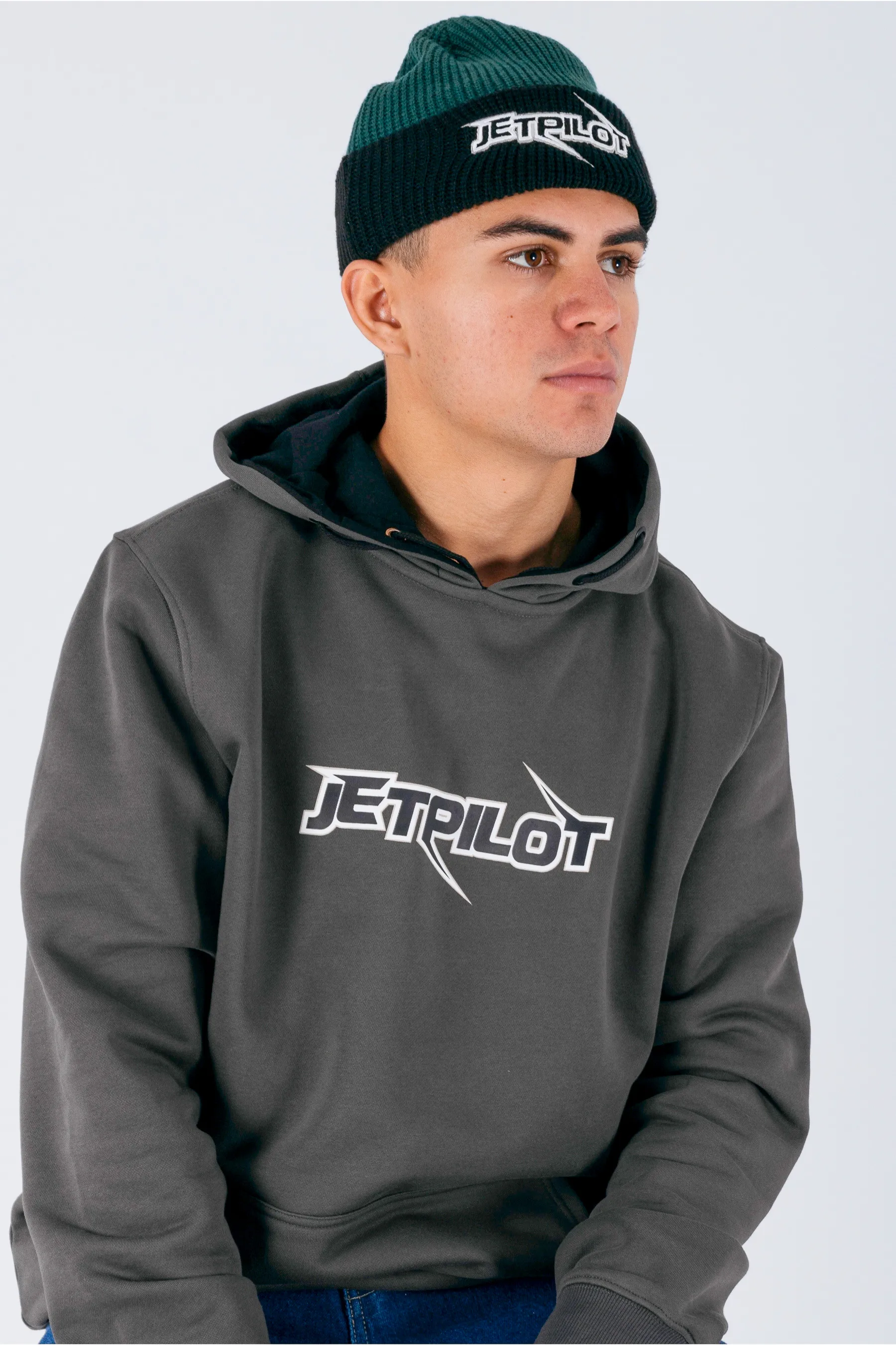 Jetpilot Raptor 2 Beanie - Amazon Green - Image 4