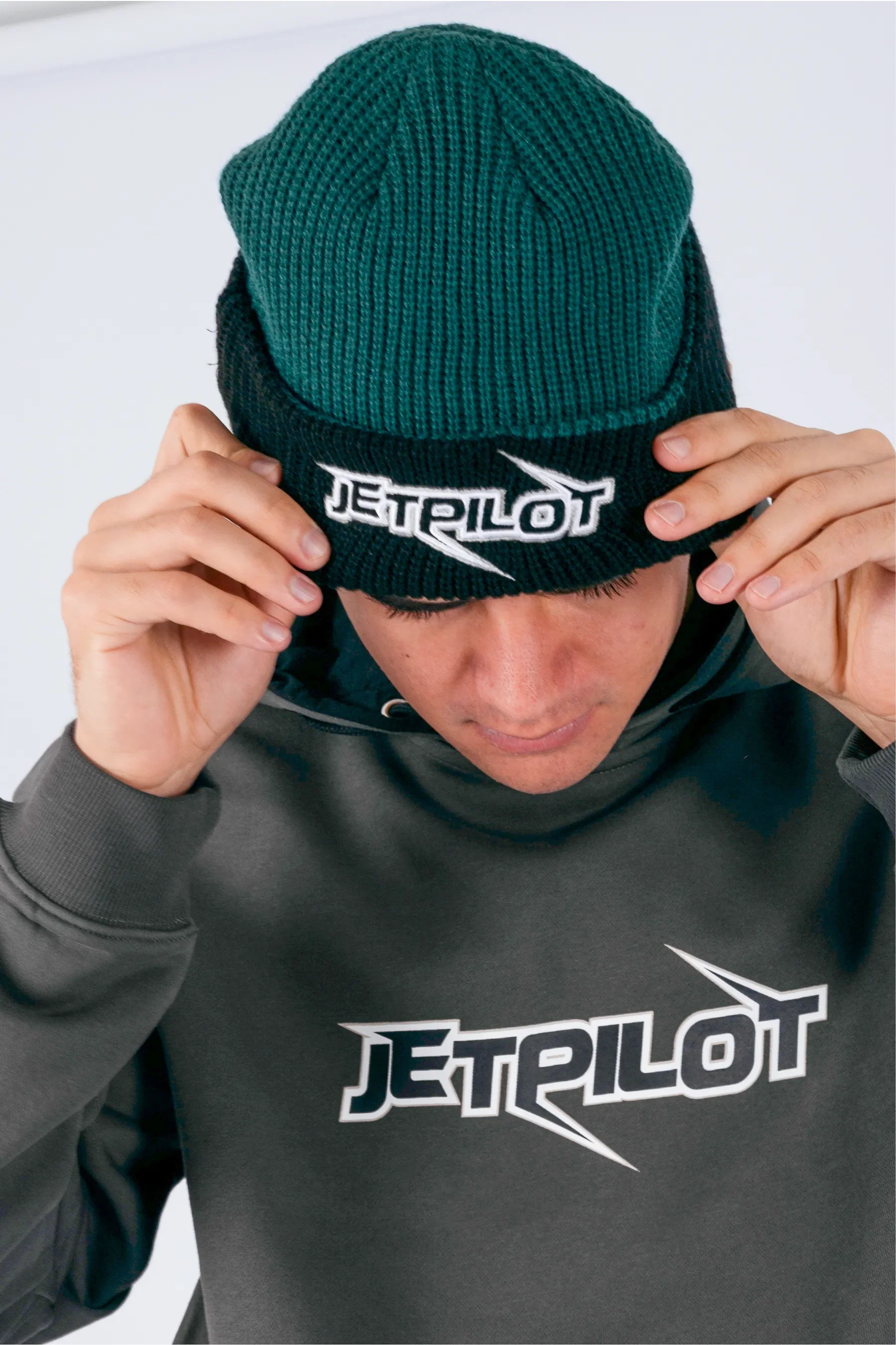 Jetpilot Raptor 2 Beanie - Amazon Green - Image 5