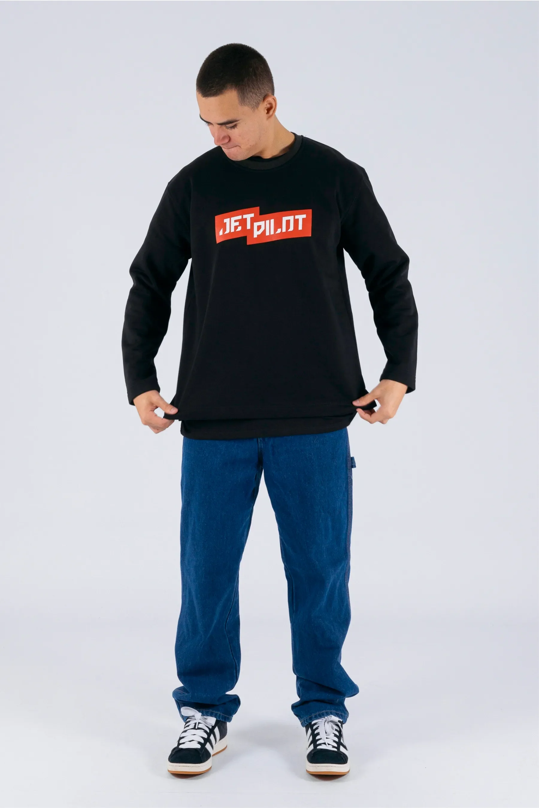 Jetpilot Staple Crew - Black - Image 3
