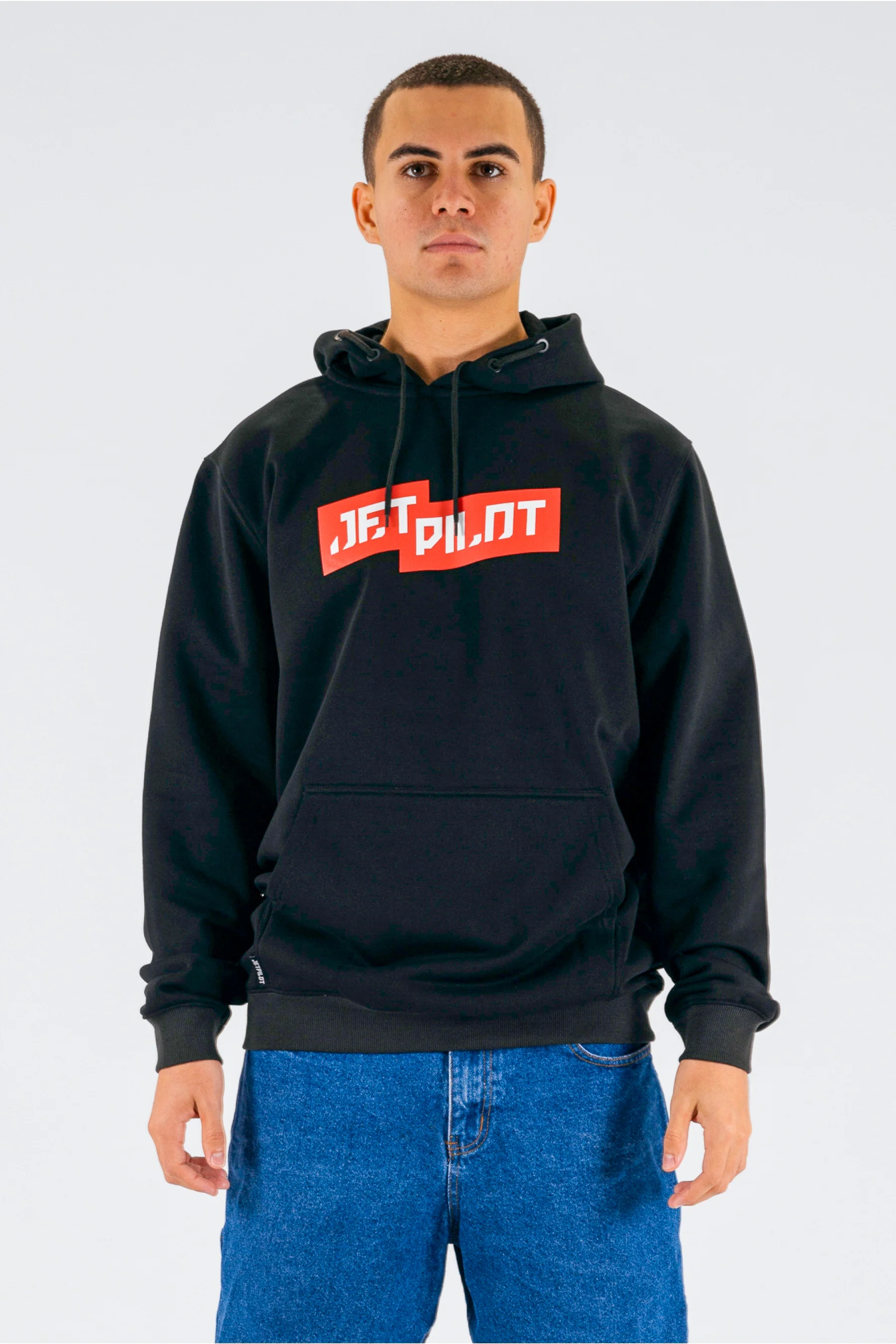 Jetpilot Staple Hoodie - Black