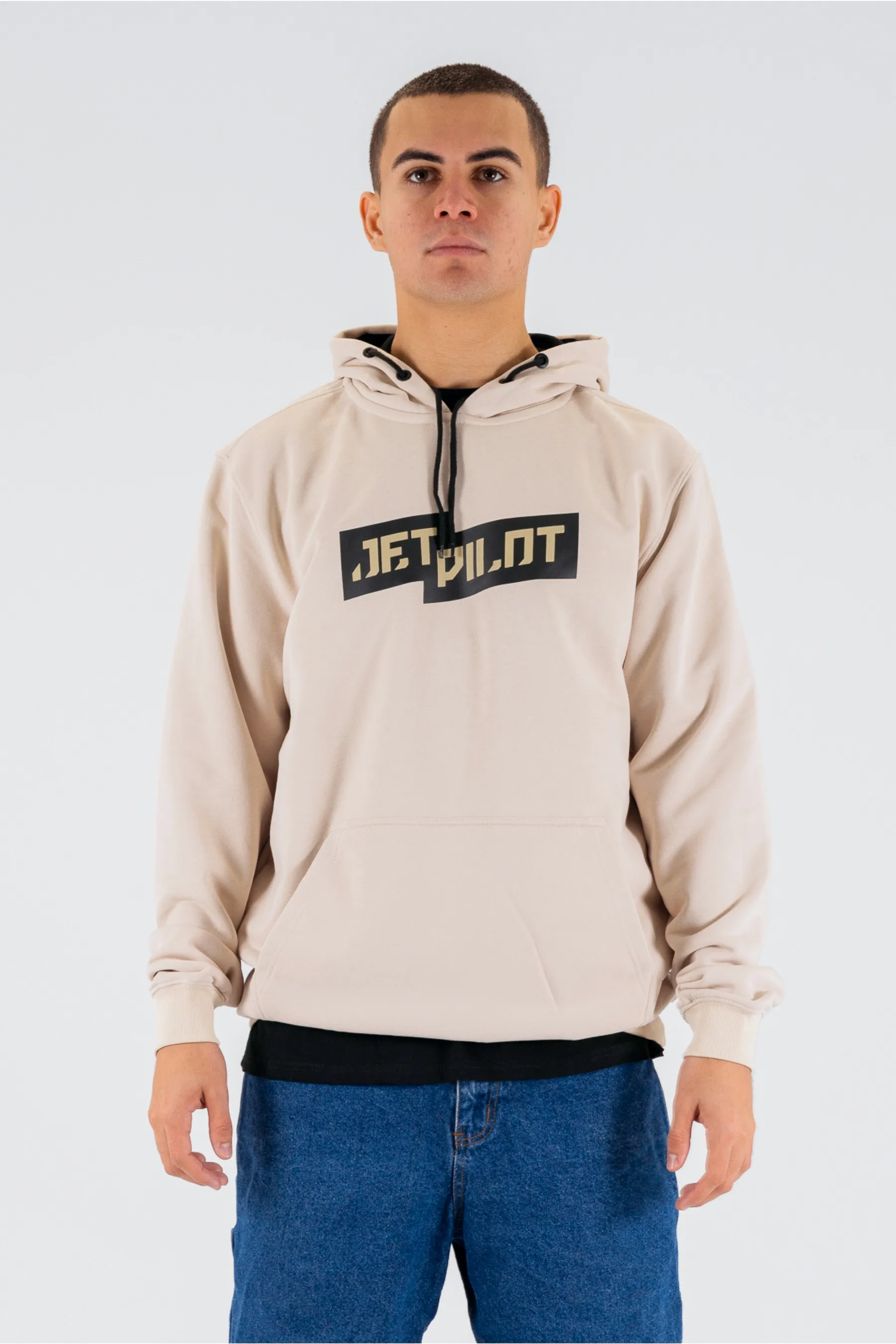 Jetpilot Staple Hoodie - Cement