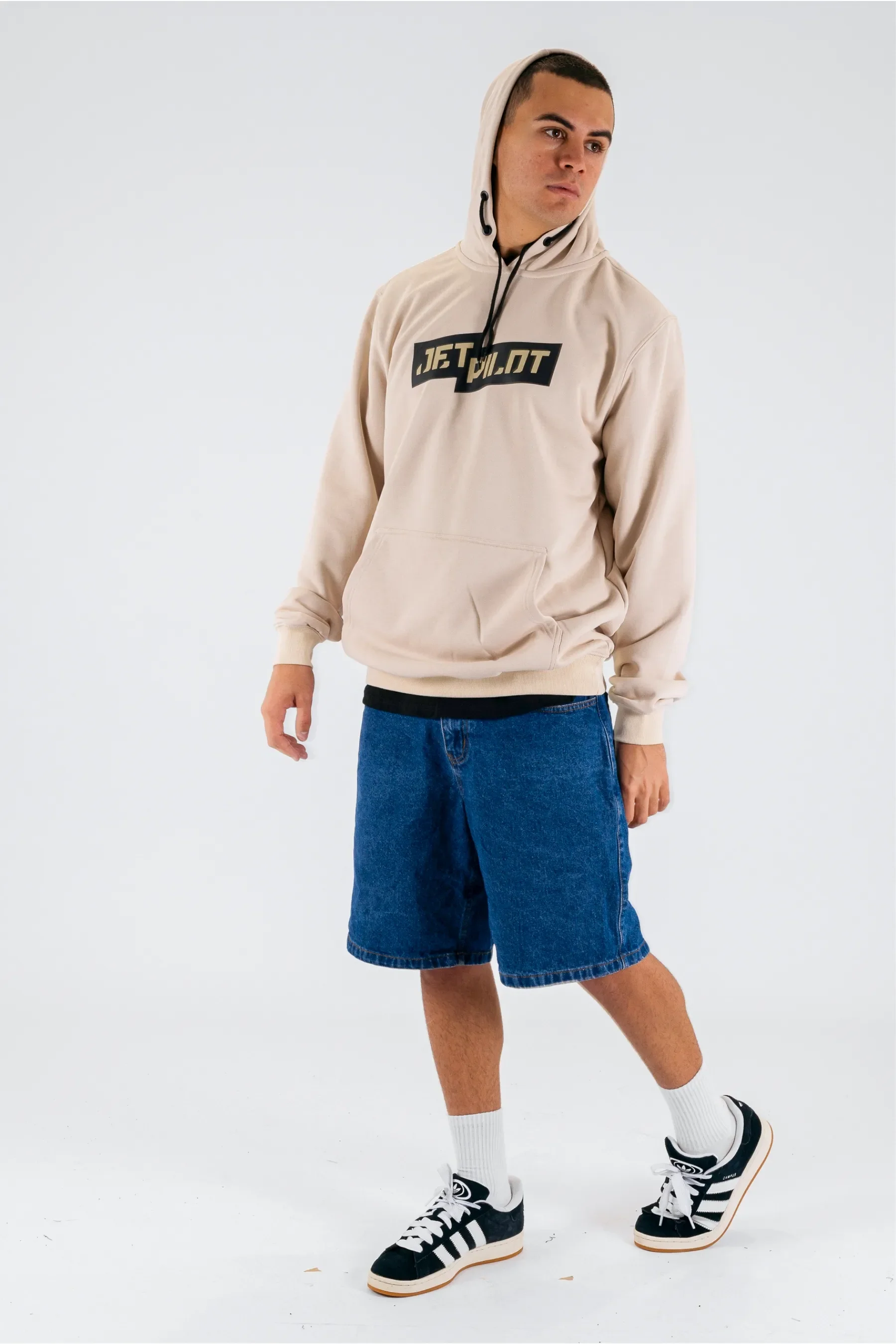 Jetpilot Staple Hoodie - Cement - Image 2