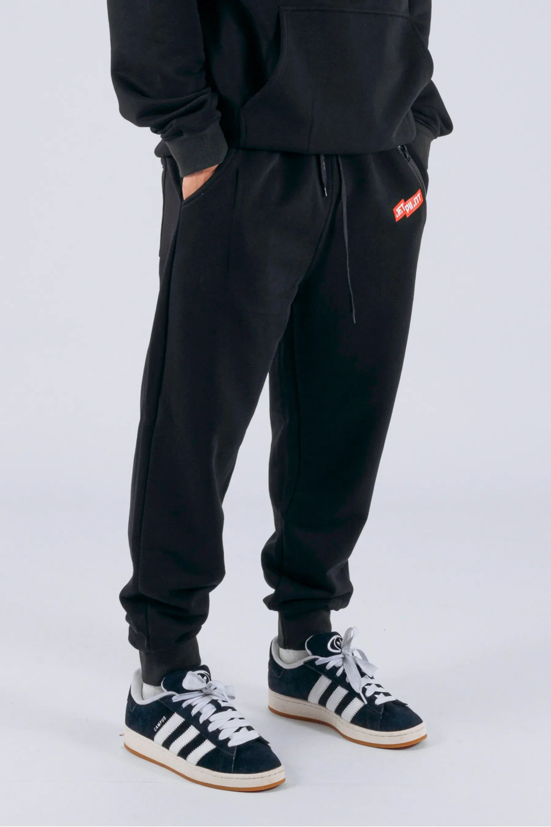 Jetpilot Staple Trackpant - Black - Image 4