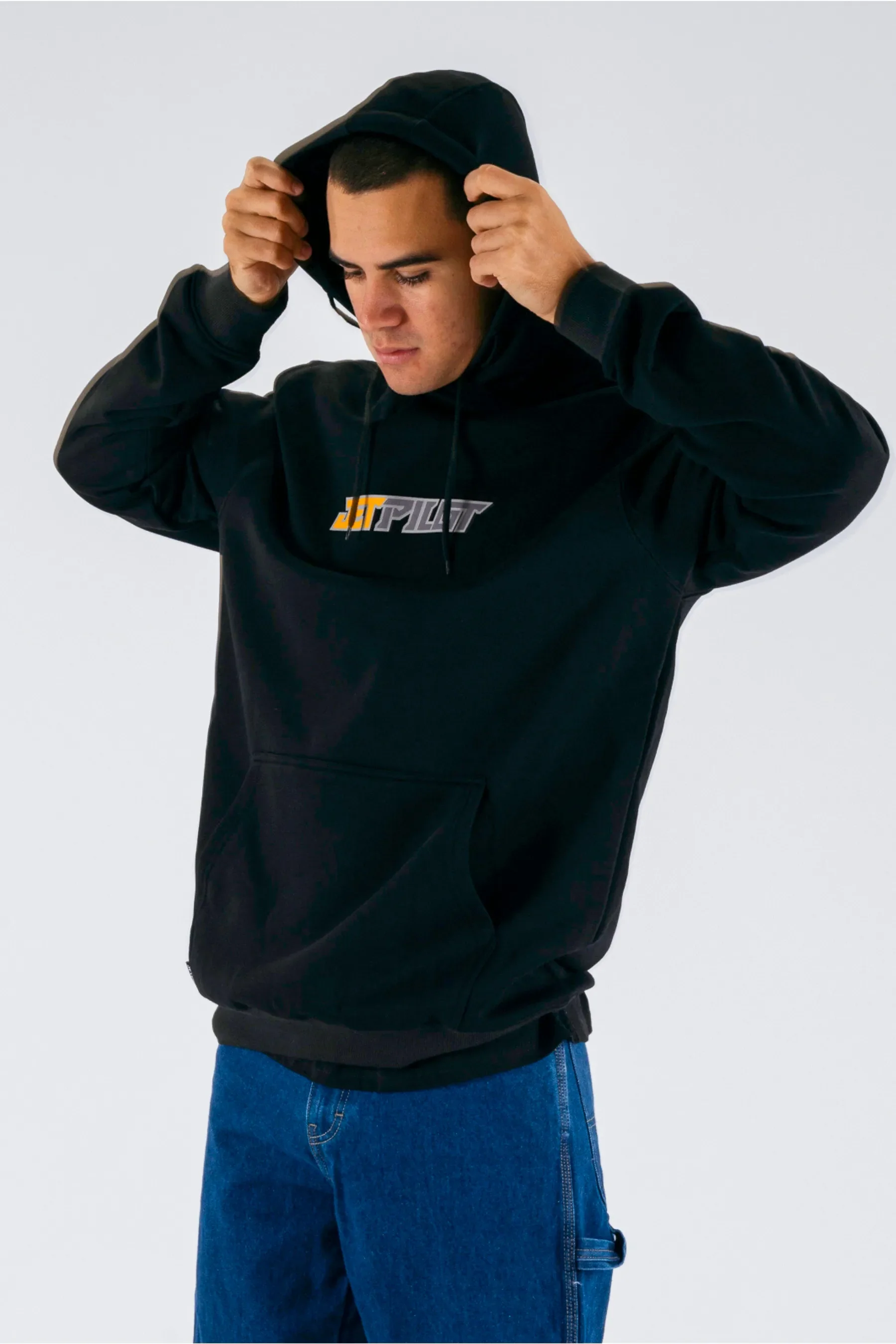 Jetpilot Stickered Pullover - Black - Image 4