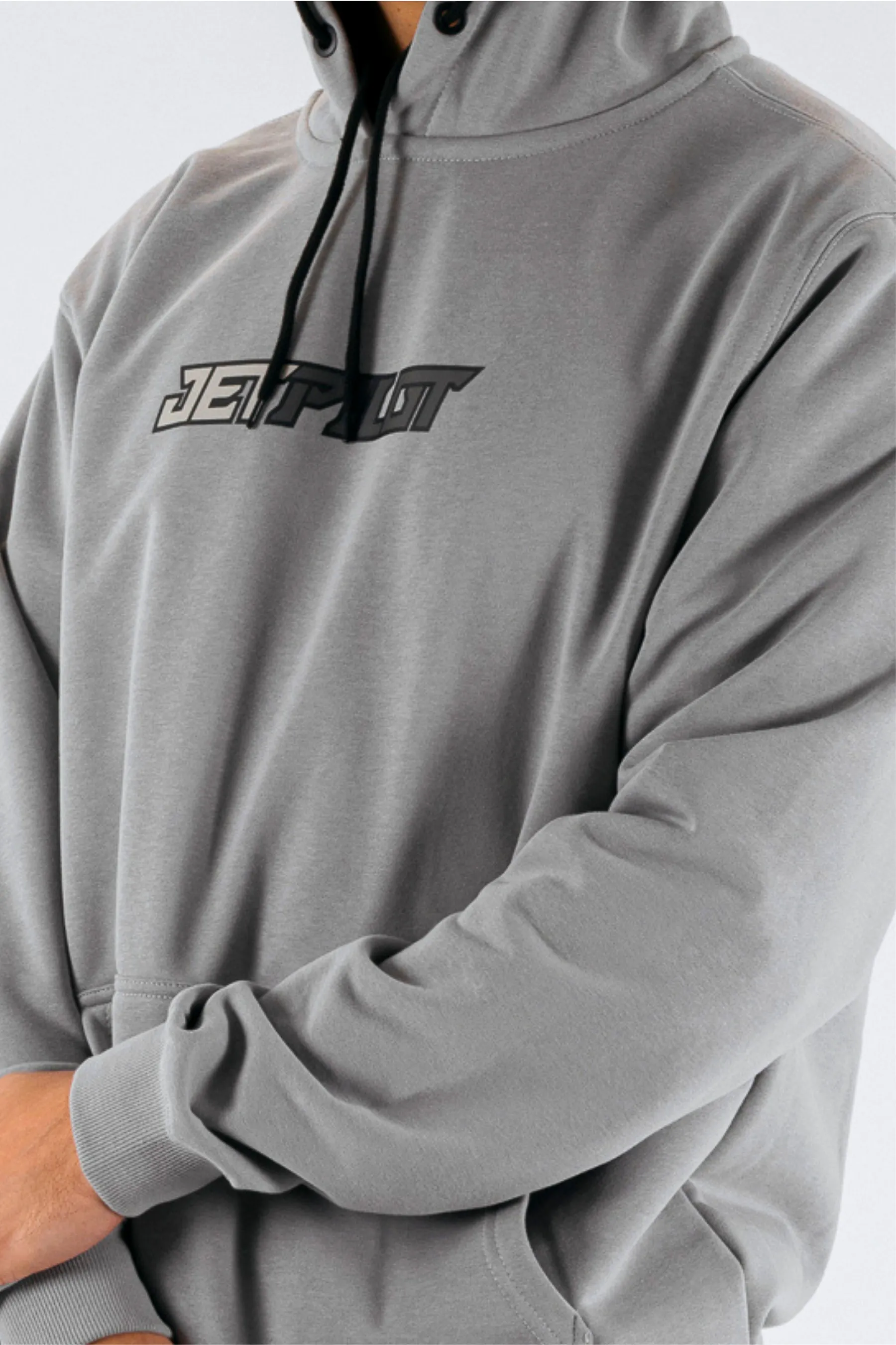 Jetpilot Stickered Pullover - Grey - Image 5