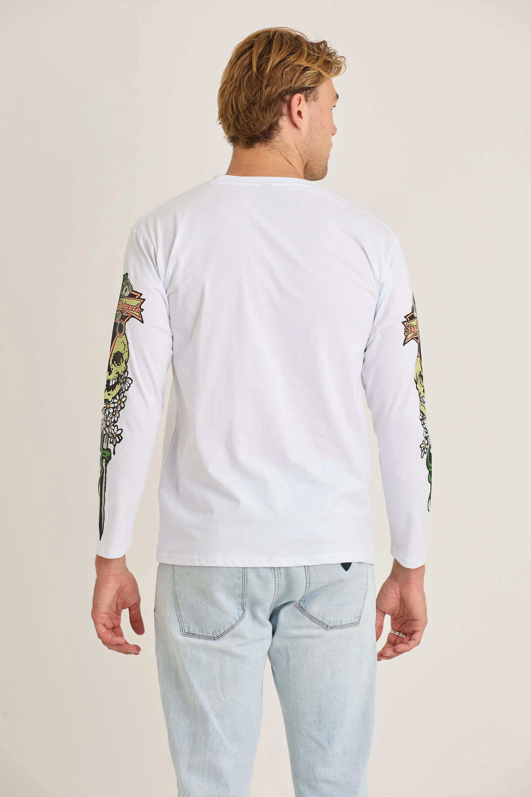 Jetpilot Stung Mens L/S Tee - White - Image 4