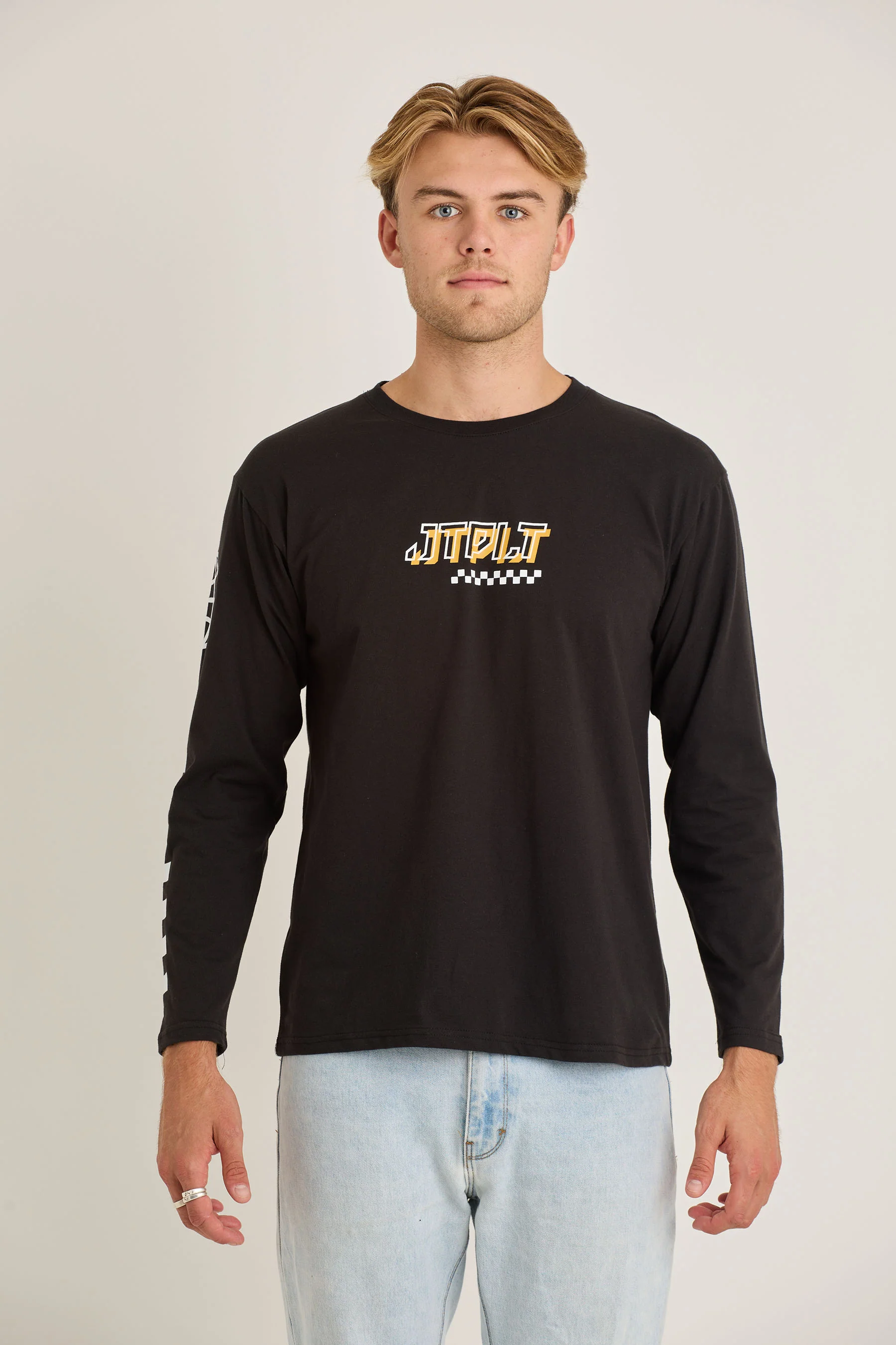 Jetpilot Tech Mens L/S Tee - Black - Image 2