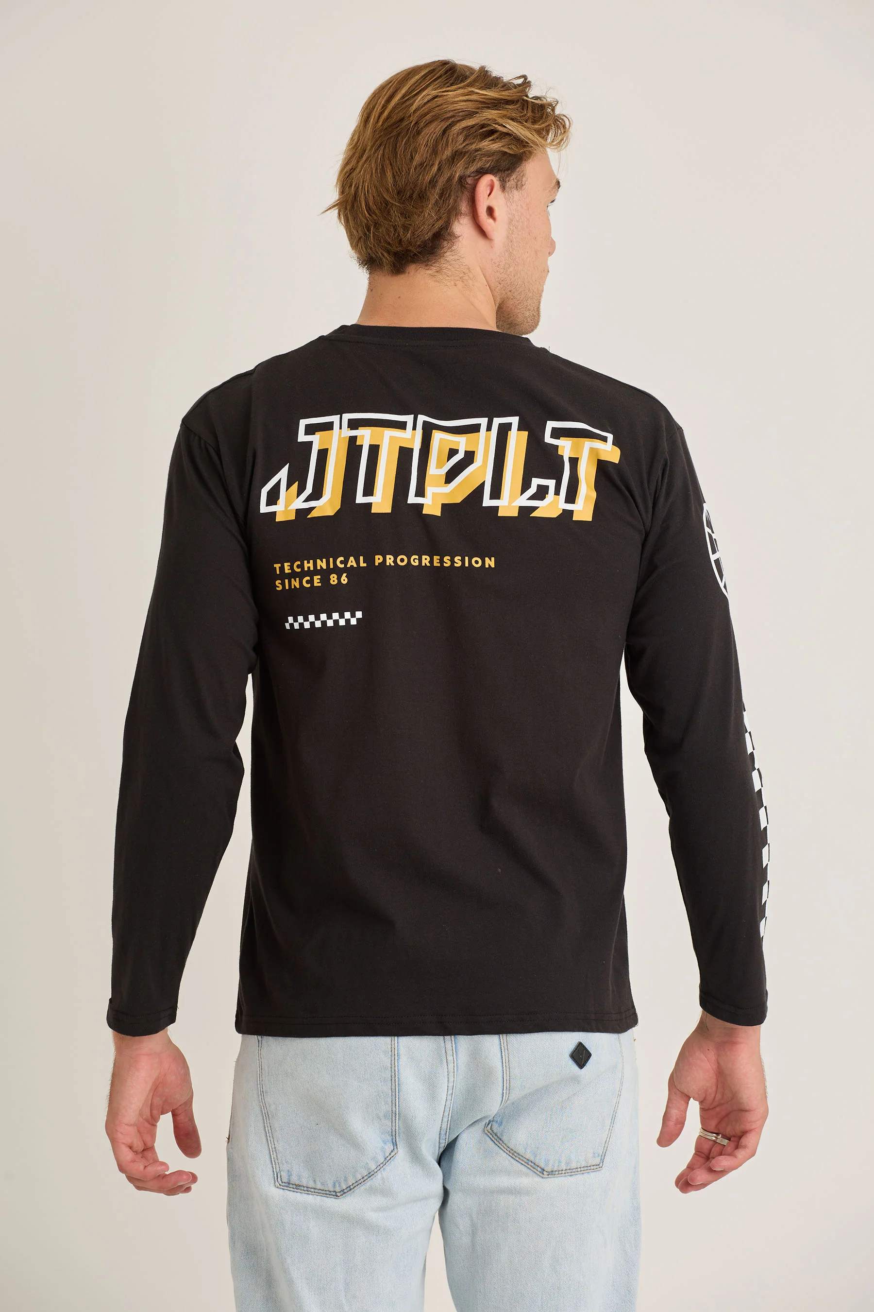 Jetpilot Tech Mens L/S Tee - Black - Image 5