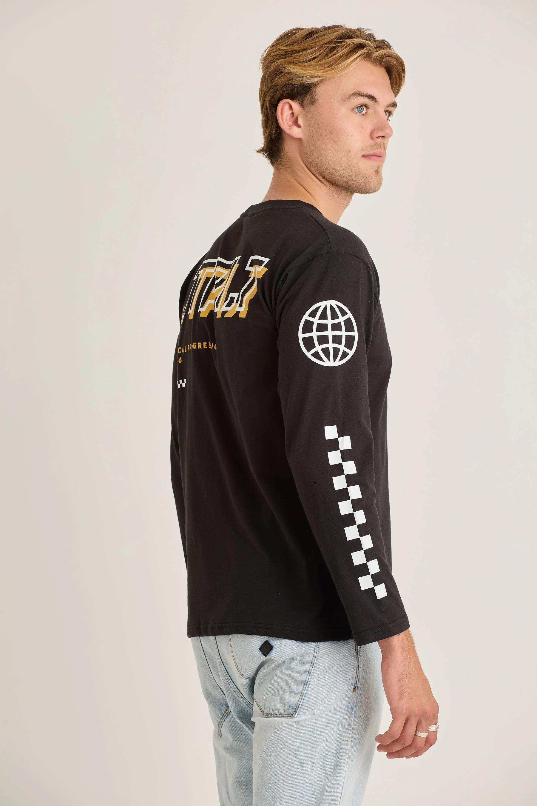 Jetpilot Tech Mens L/S Tee - Black - Image 6