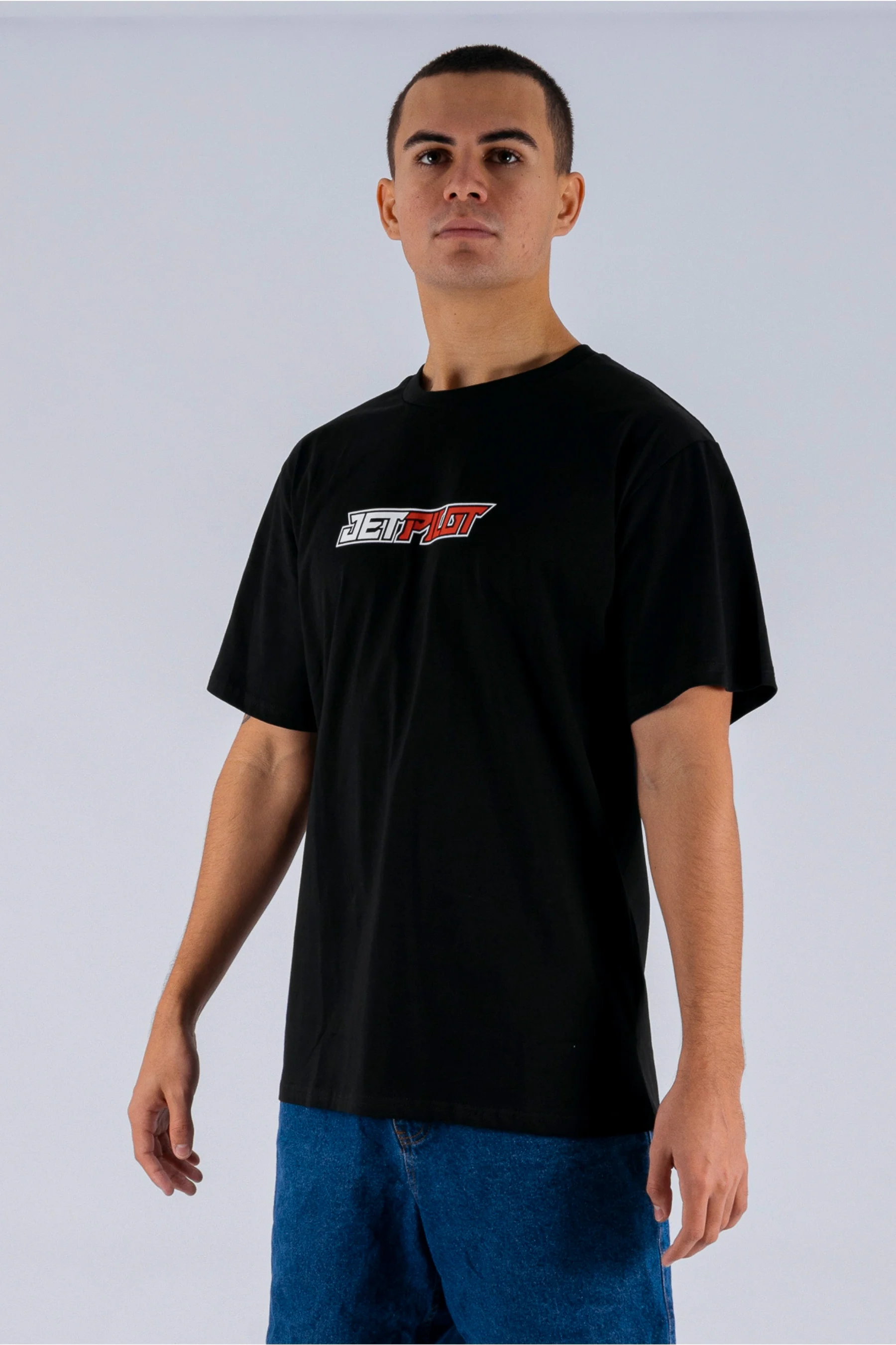 Jetpilot Tough Spinal Tee - Black/White - Image 3