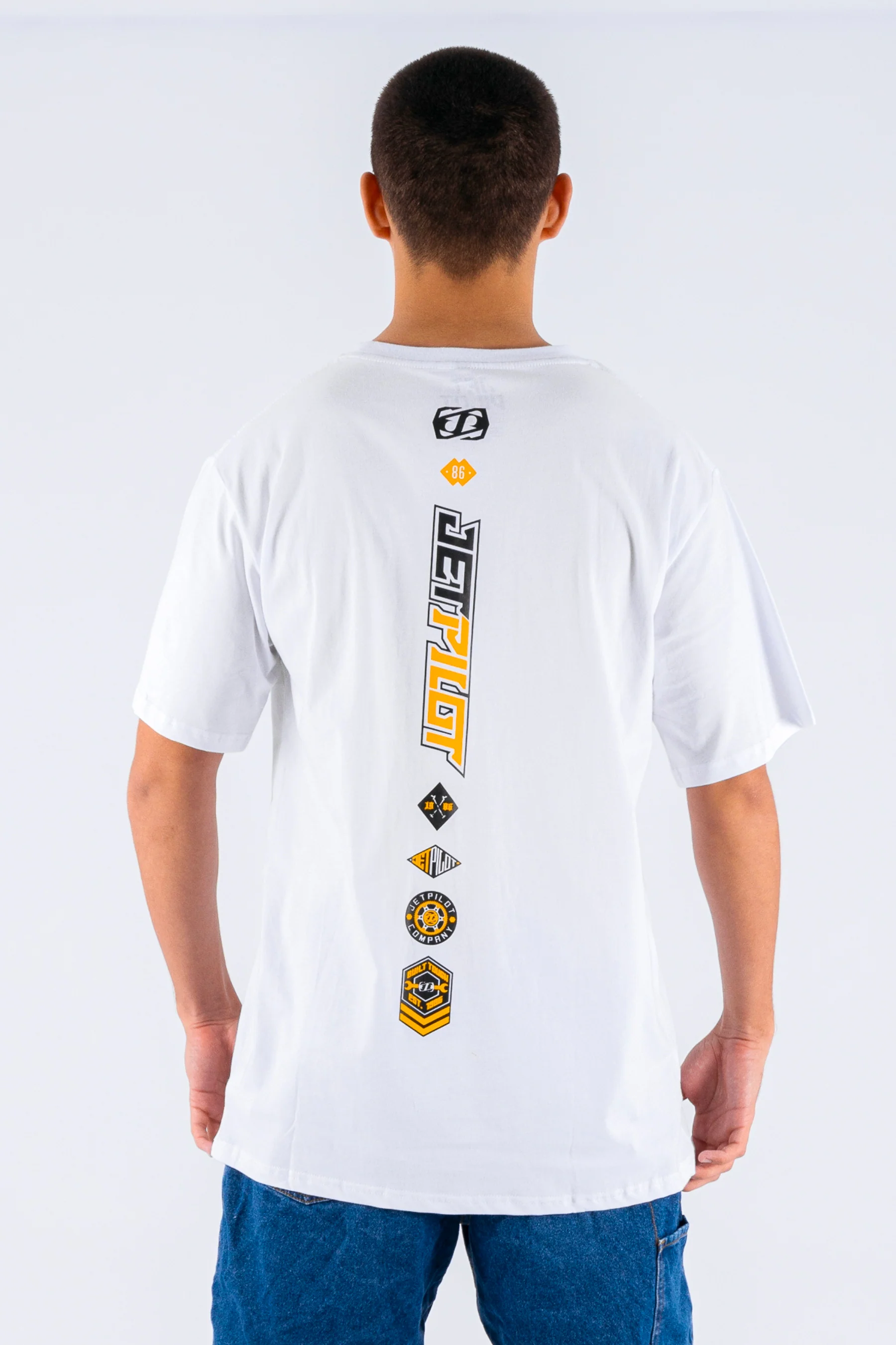 Jetpilot Tough Spinal Tee - White - Image 4