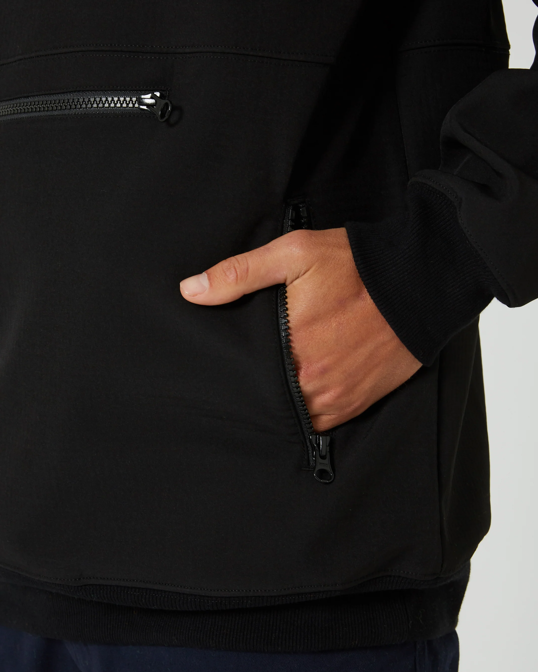 Jetpilot Utility 2 Mens Pullover Hoodie - Black - Image 7